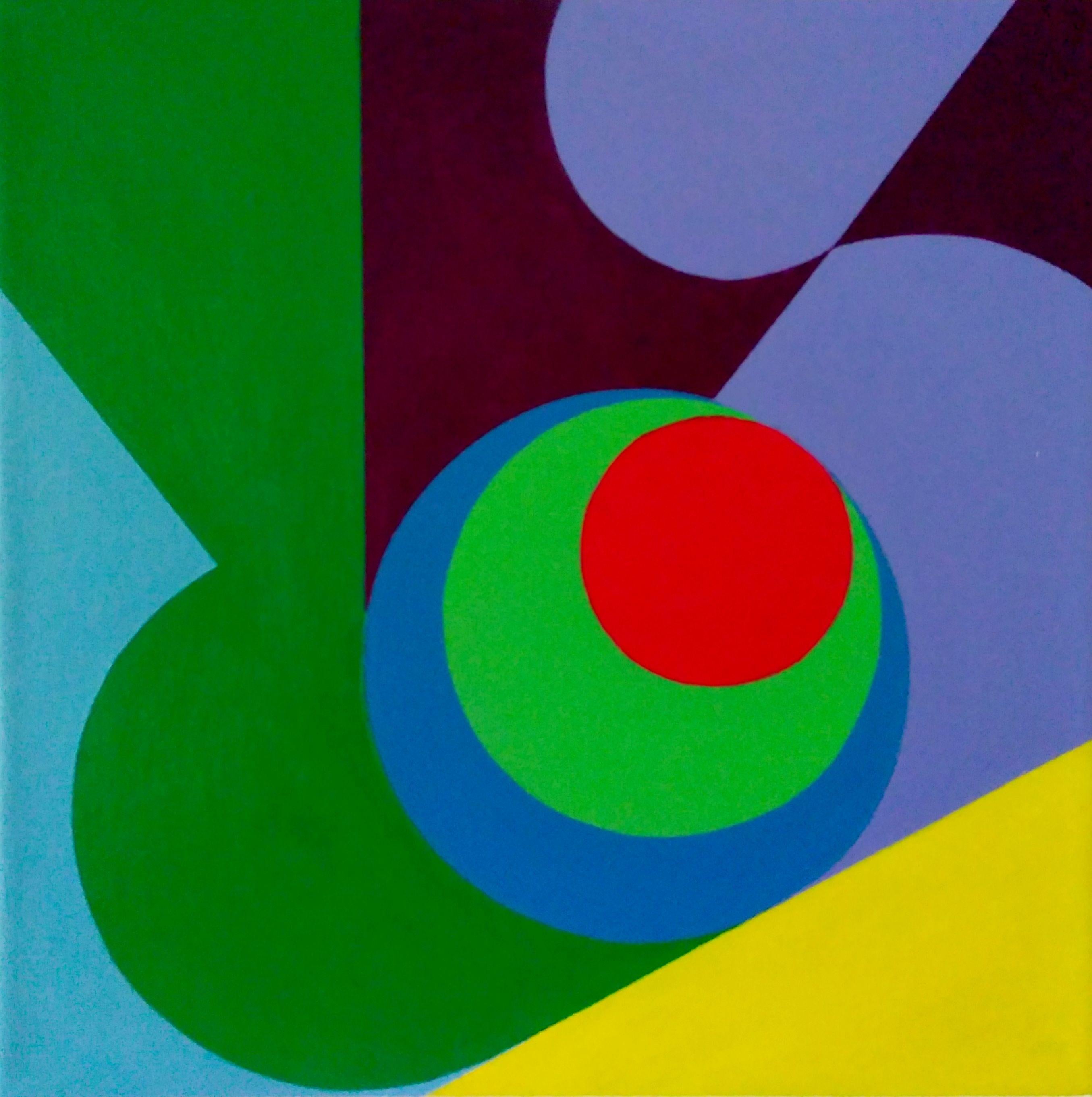 SueÃ±os De PlÃ¡stico (Plastic Dreams) 2016, Malerei, Acryl auf Leinwand – Painting von Juan Jose Hoyos Quiles