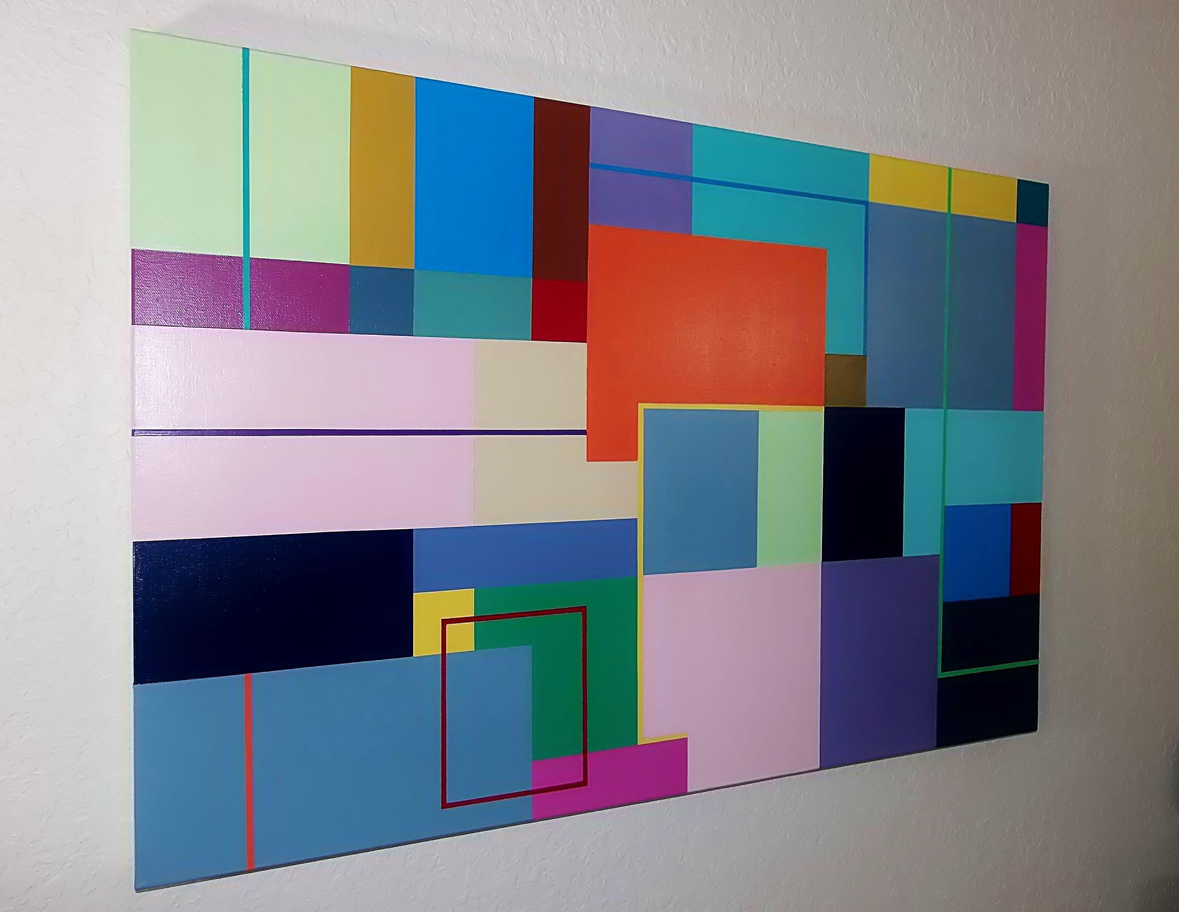 Mandarino, 2020, Pittura, Acrilico su tela - Painting di Juan Jose Hoyos Quiles