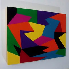 The Magnificent Dance, 2020, Gemälde, Acryl auf Holzplatte