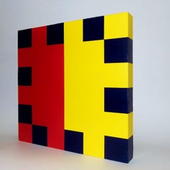 Who's Afraid of Red, Yellow and Blue II, Painting, Acrylic on Wood Panel