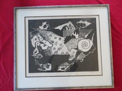 The Snail  by Juan Jose Torralba Etching