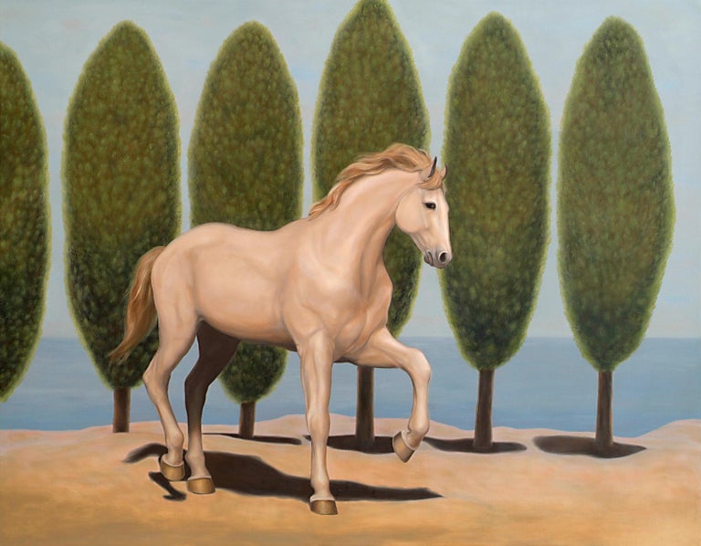 Juan Kelly Animal Painting - Horse in Ravello
