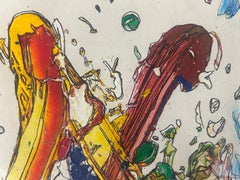 Peinture abstraite de bicyclette : TrasFormacion