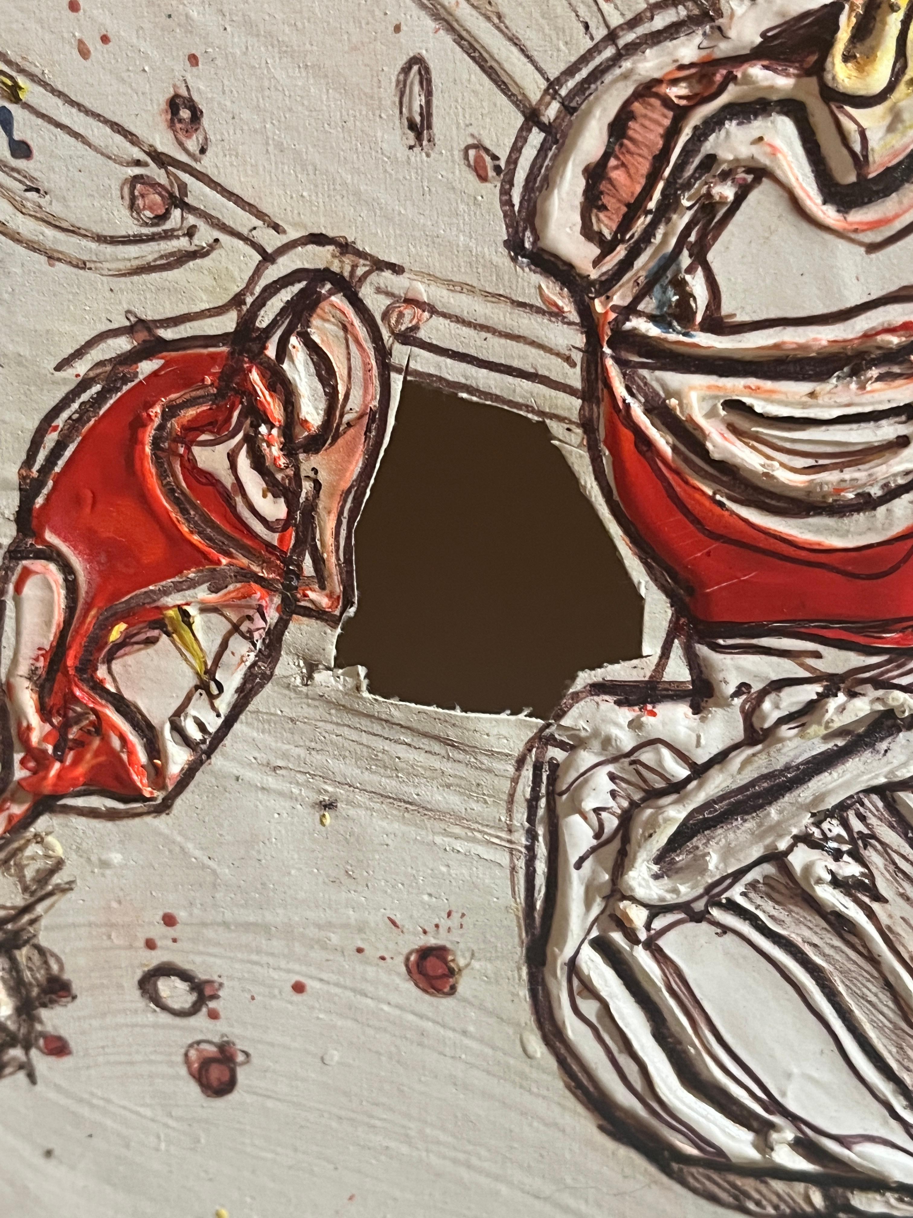 Another artifact - Abstract Painting by Juan Lazaro Gutierrez 