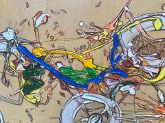 Interesante Bike: Contemporary Acrylic Painting