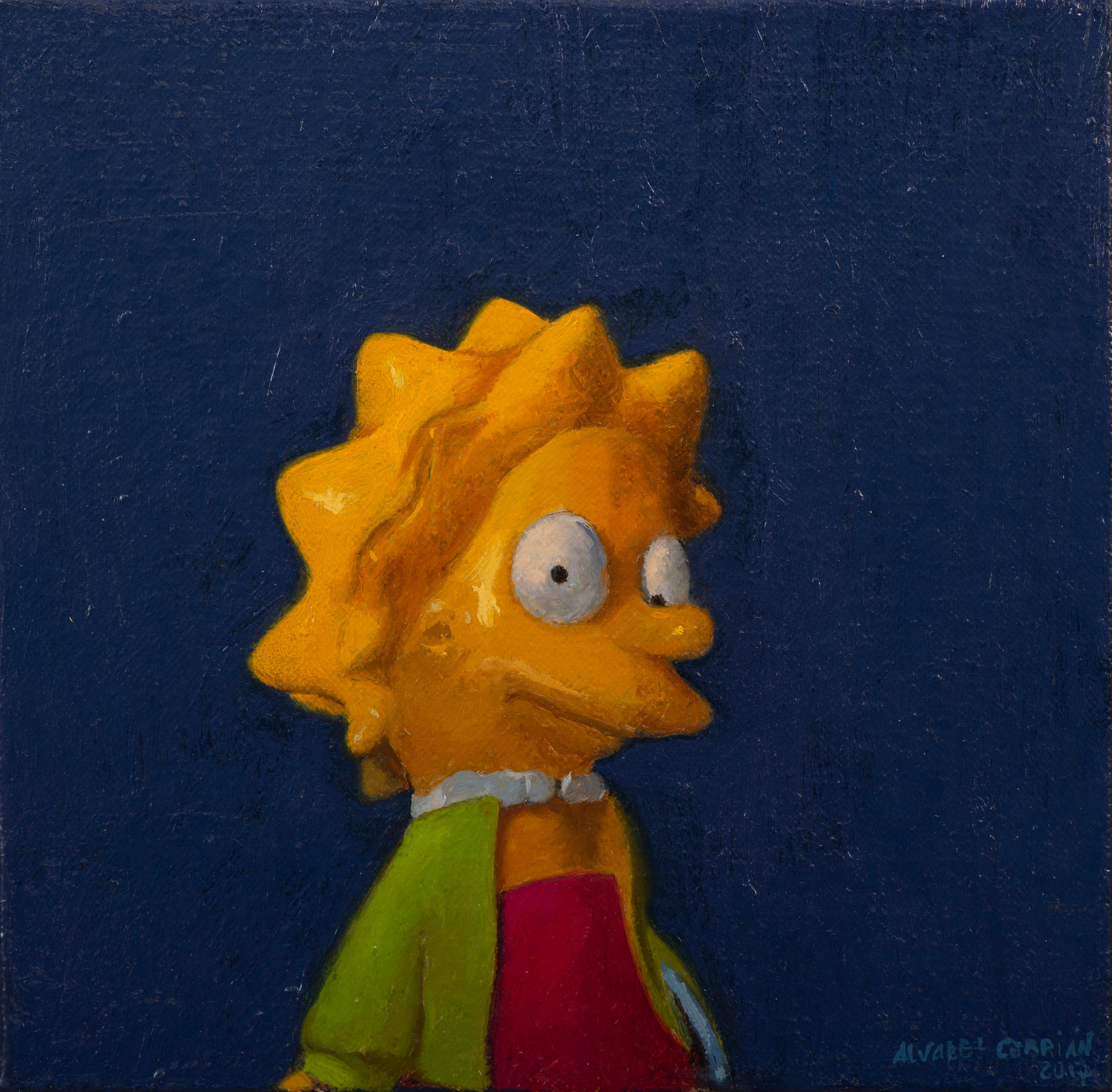 Bart & Lisa. (Diptychon). im Angebot 2