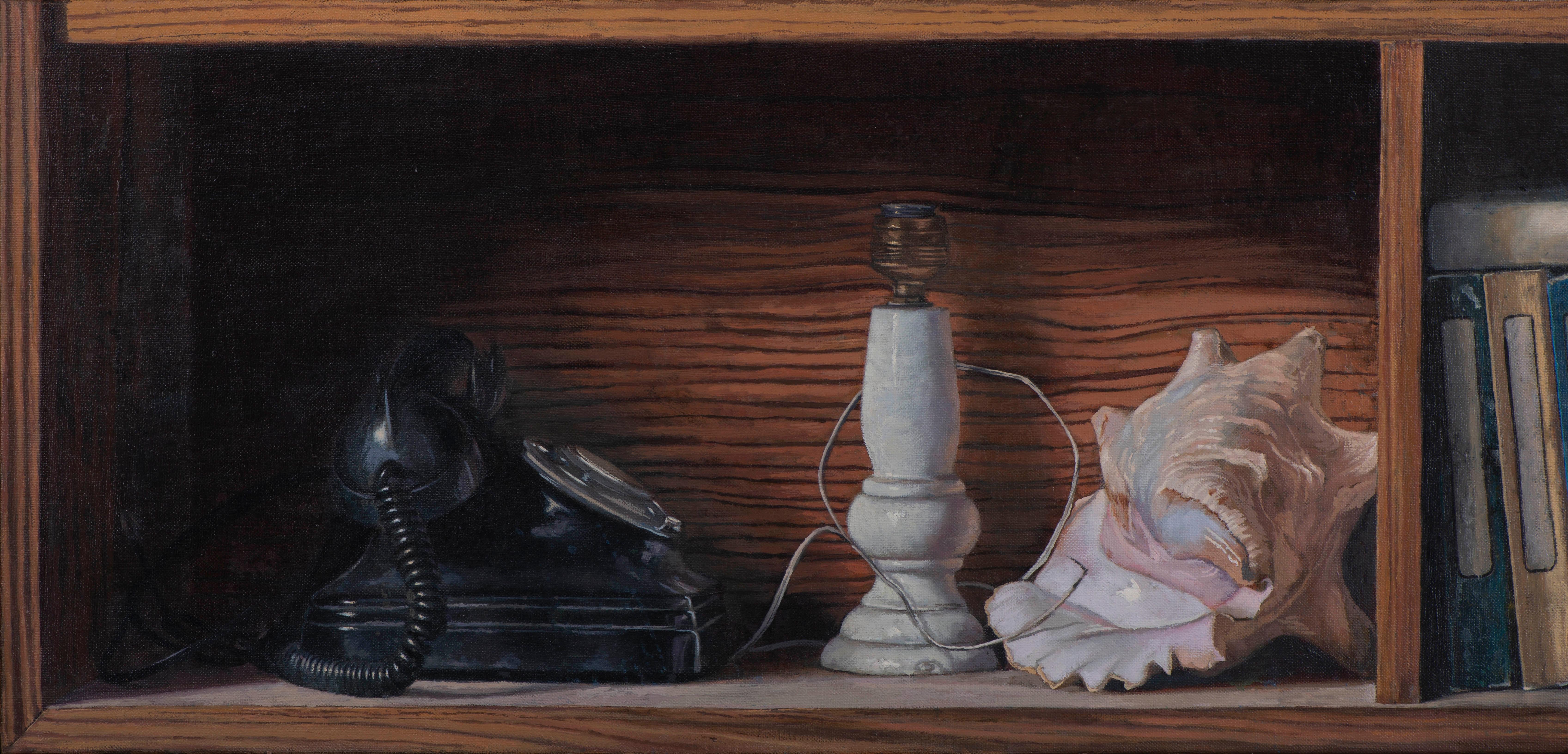 Librairie I - Painting de Juan Álvarez Cebrián