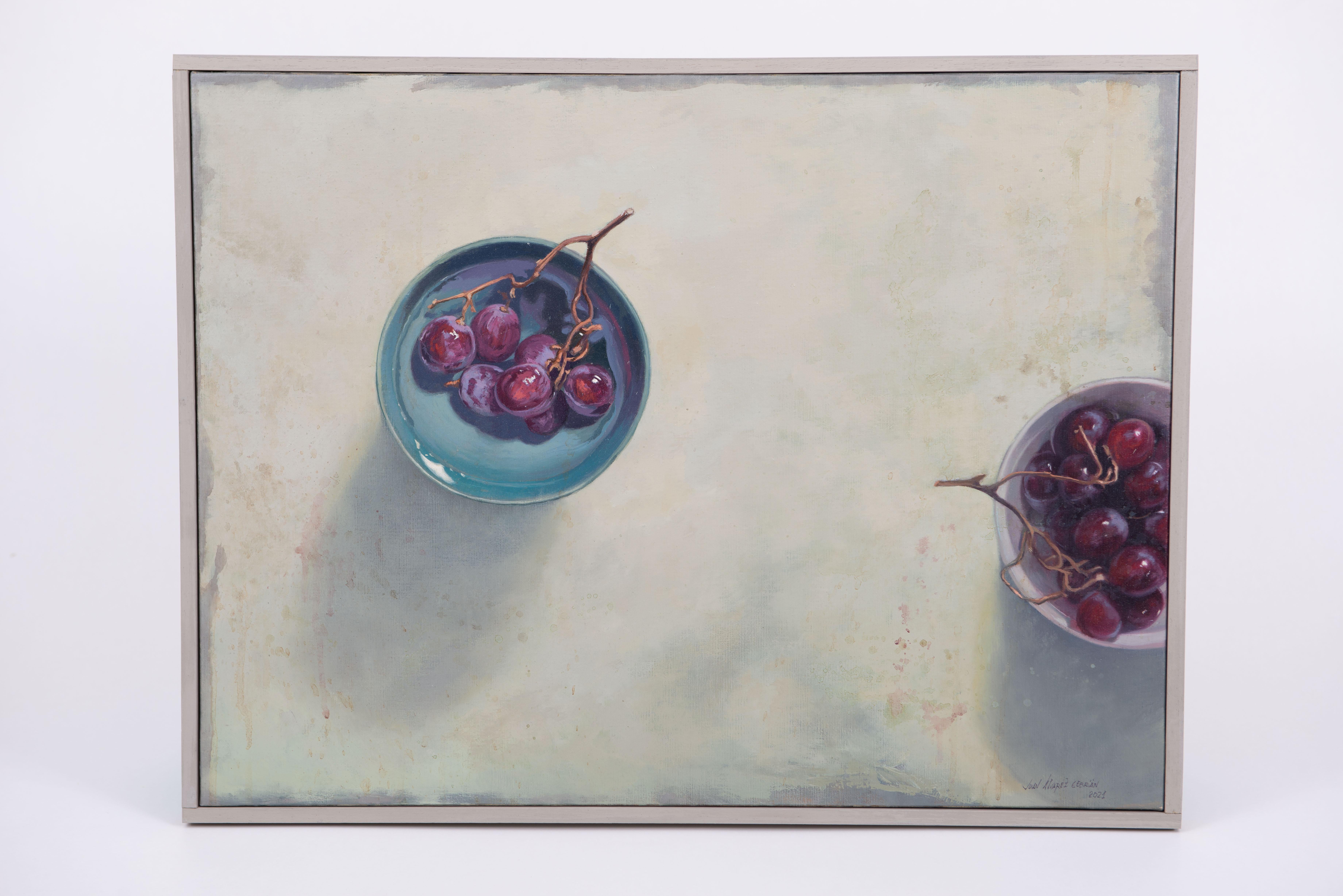 Bowls with grapes II For Sale 2
