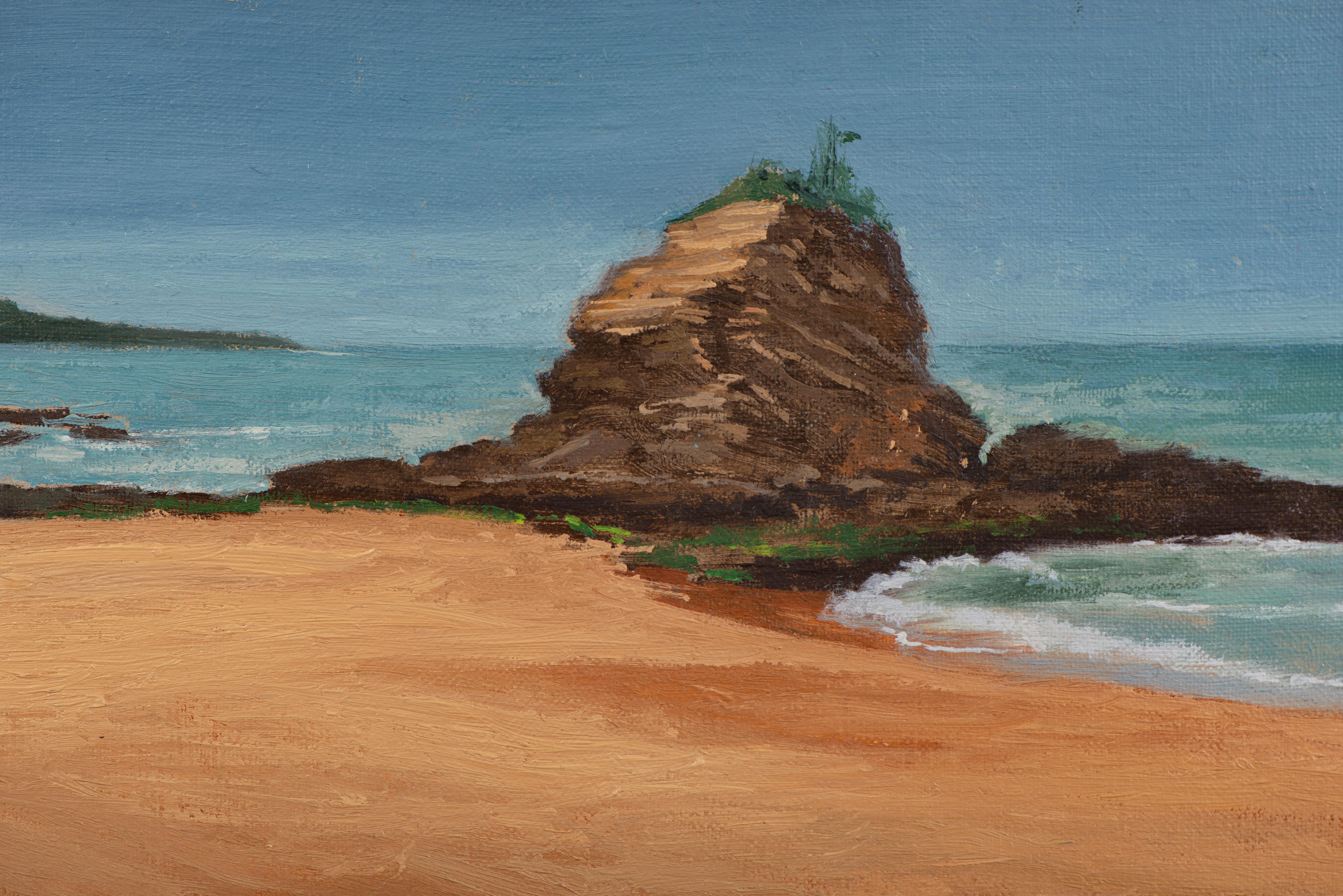 Camel beach sketch - Realist Painting by Juan Álvarez Cebrián