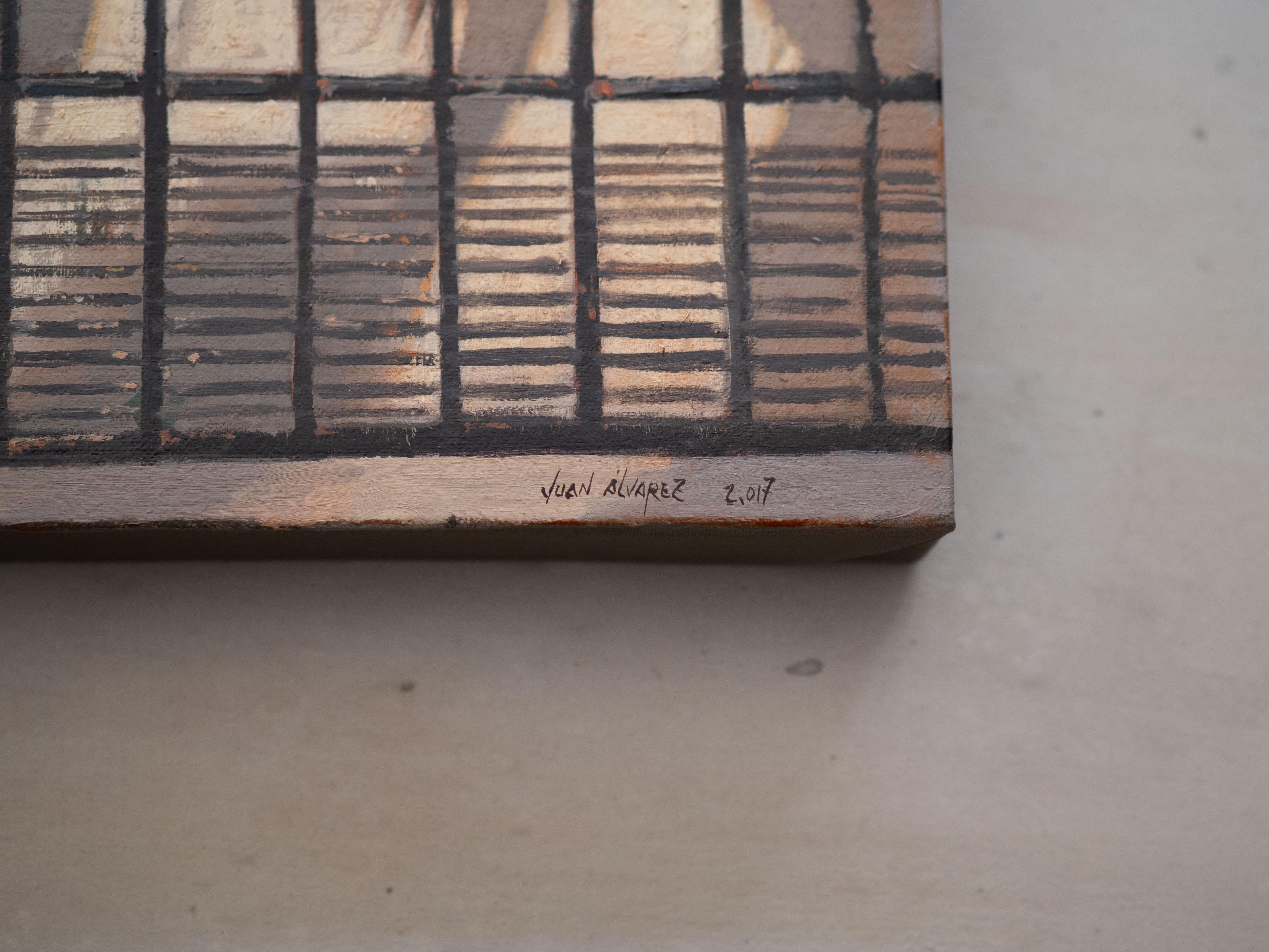 Cette peinture transmet un sentiment de mélancolie et d'enfermement. Les couleurs chaudes des oiseaux contrastent avec le fond gris et froid, soulignant leur enfermement dans la cage. Les barreaux créent une barrière entre les oiseaux et le