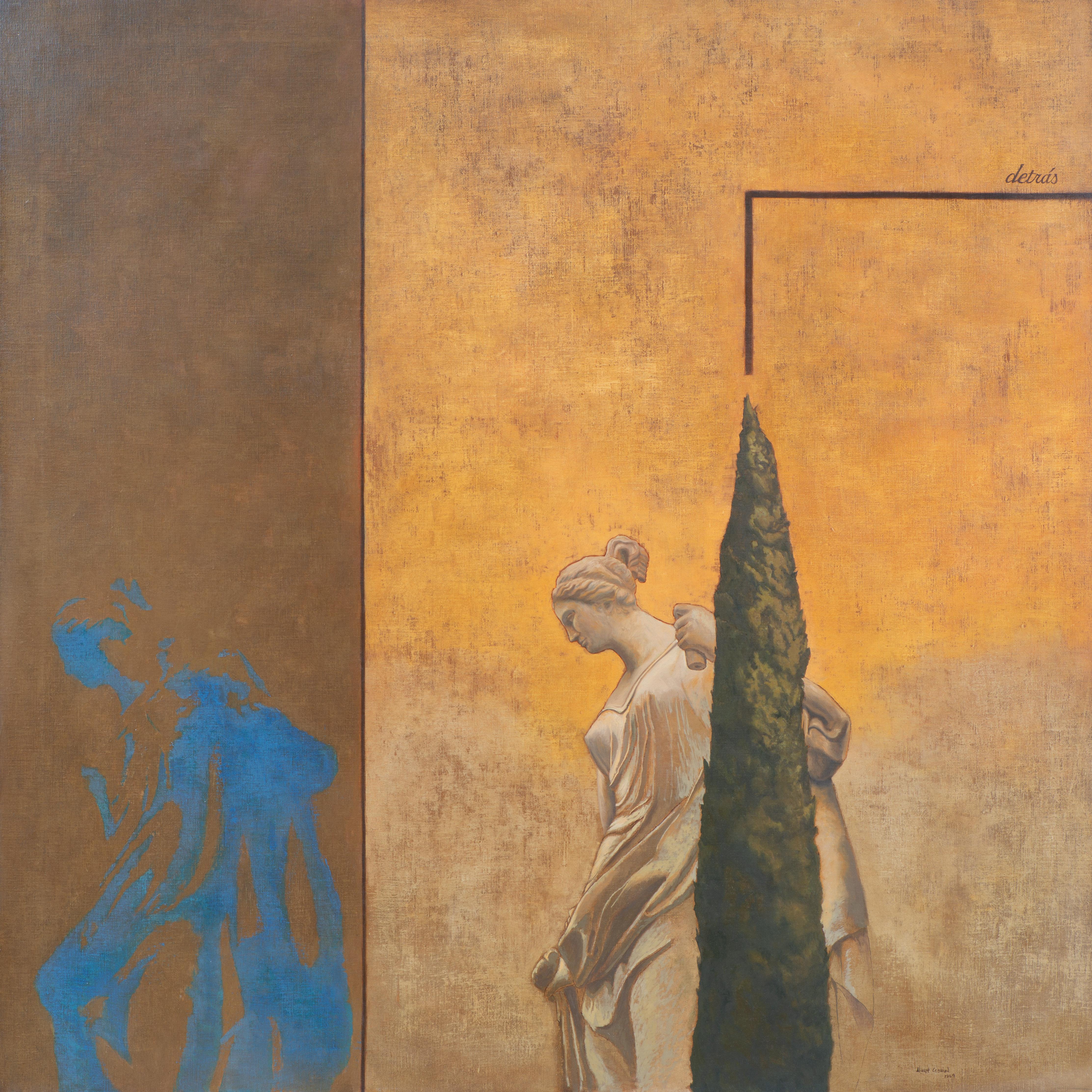 Figurative Painting Juan Álvarez Cebrián - Détails