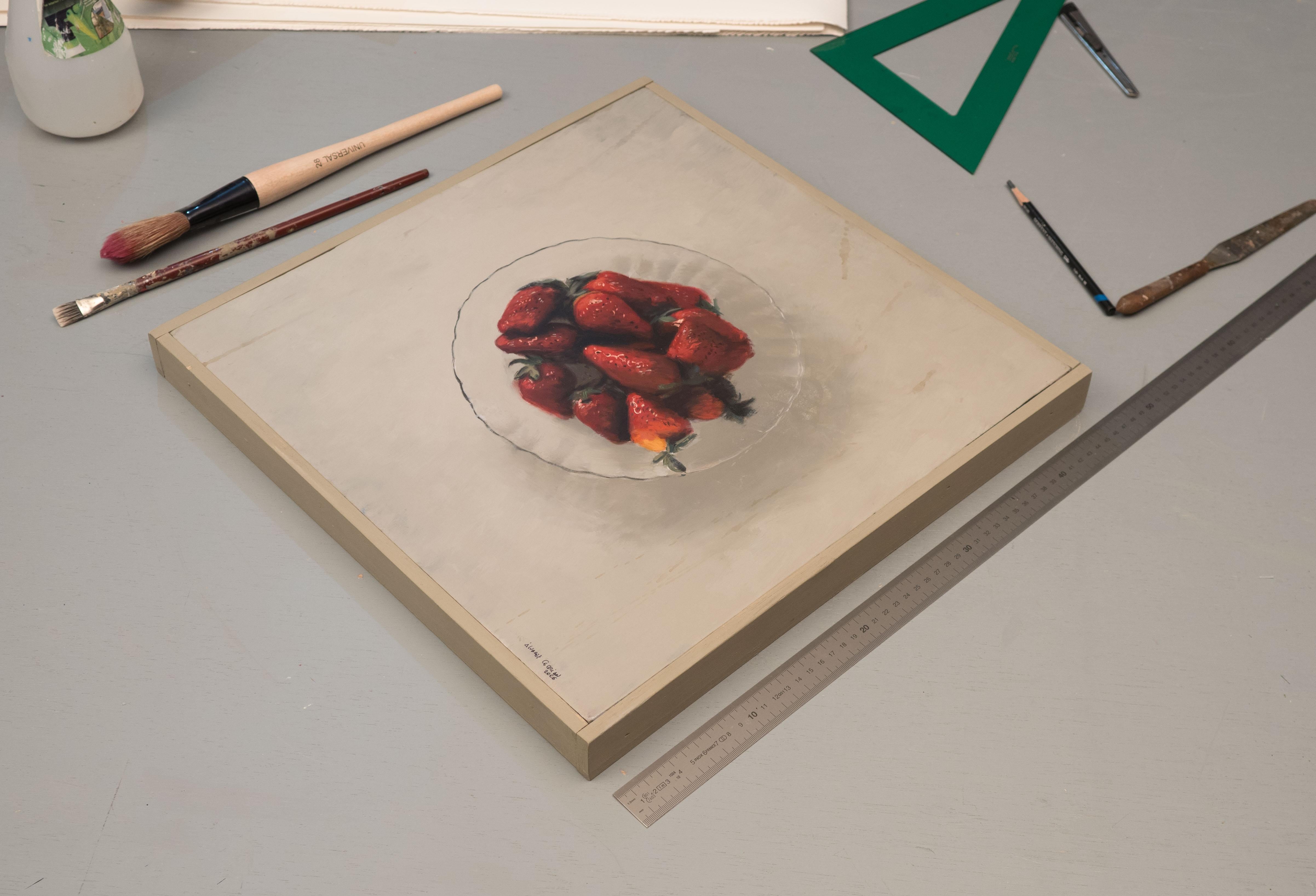 Plat avec des fraises en vente 1