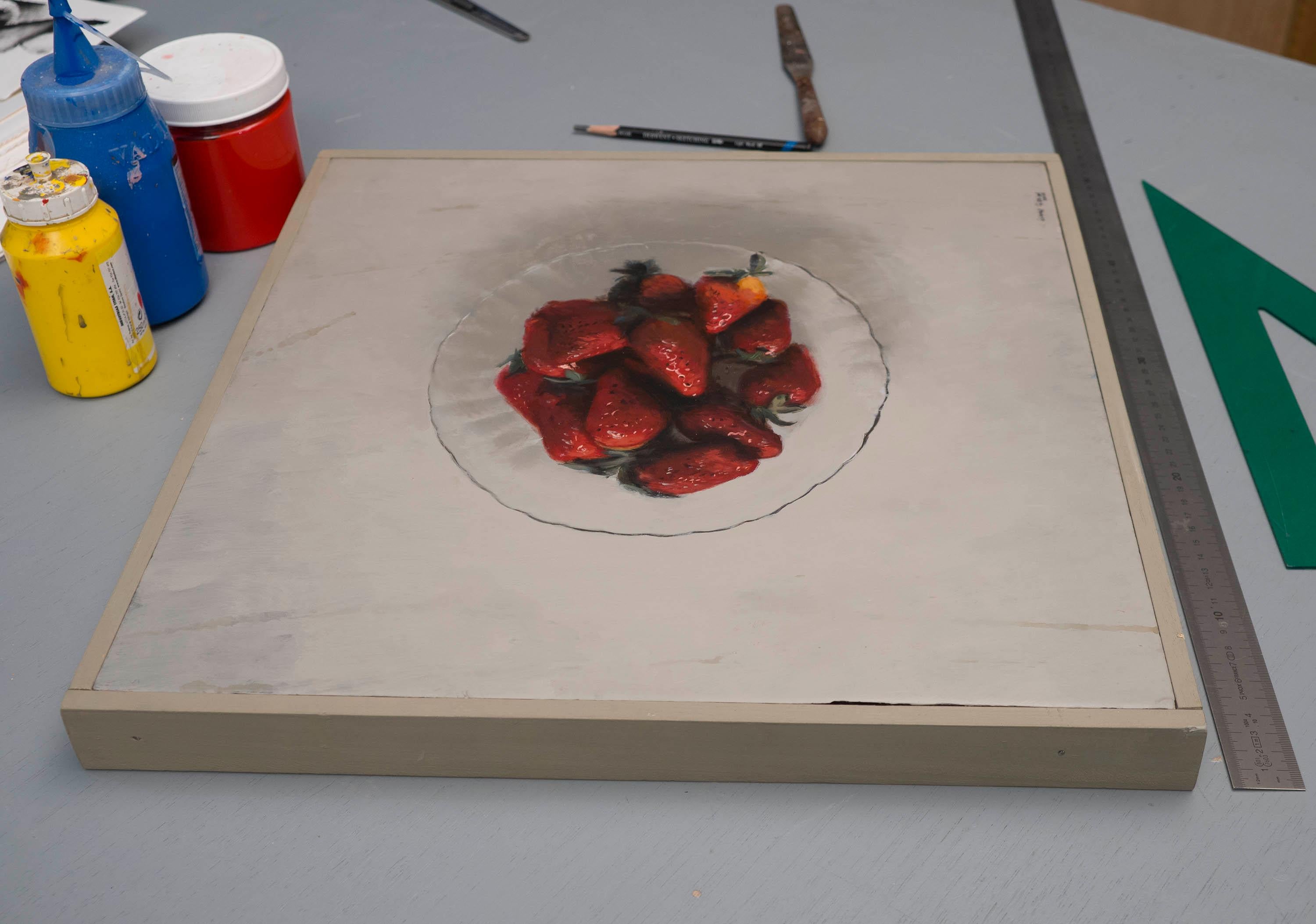 Plat avec des fraises en vente 3