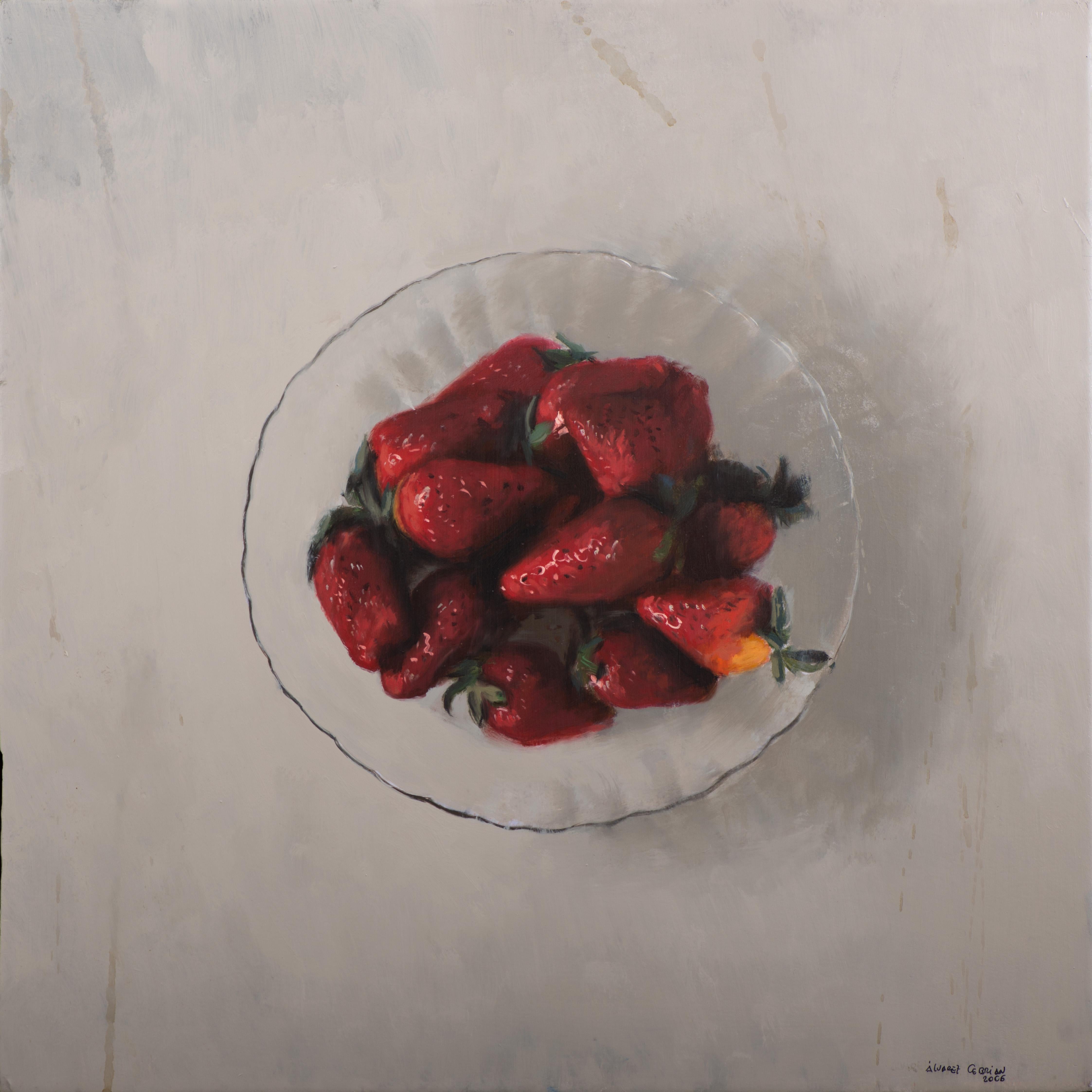 Plato con fresas