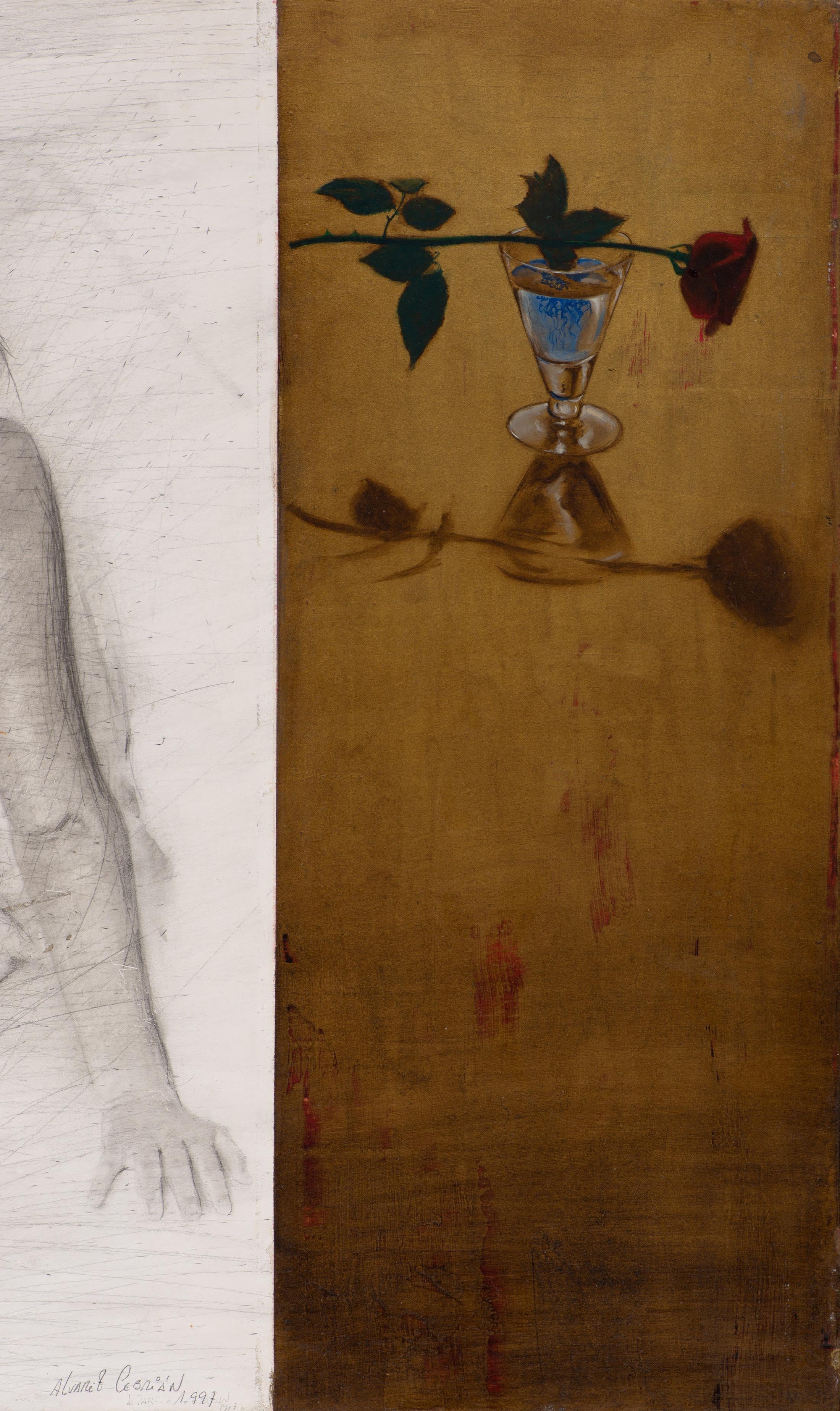 Division of realities - Realist Painting by Juan Álvarez Cebrián