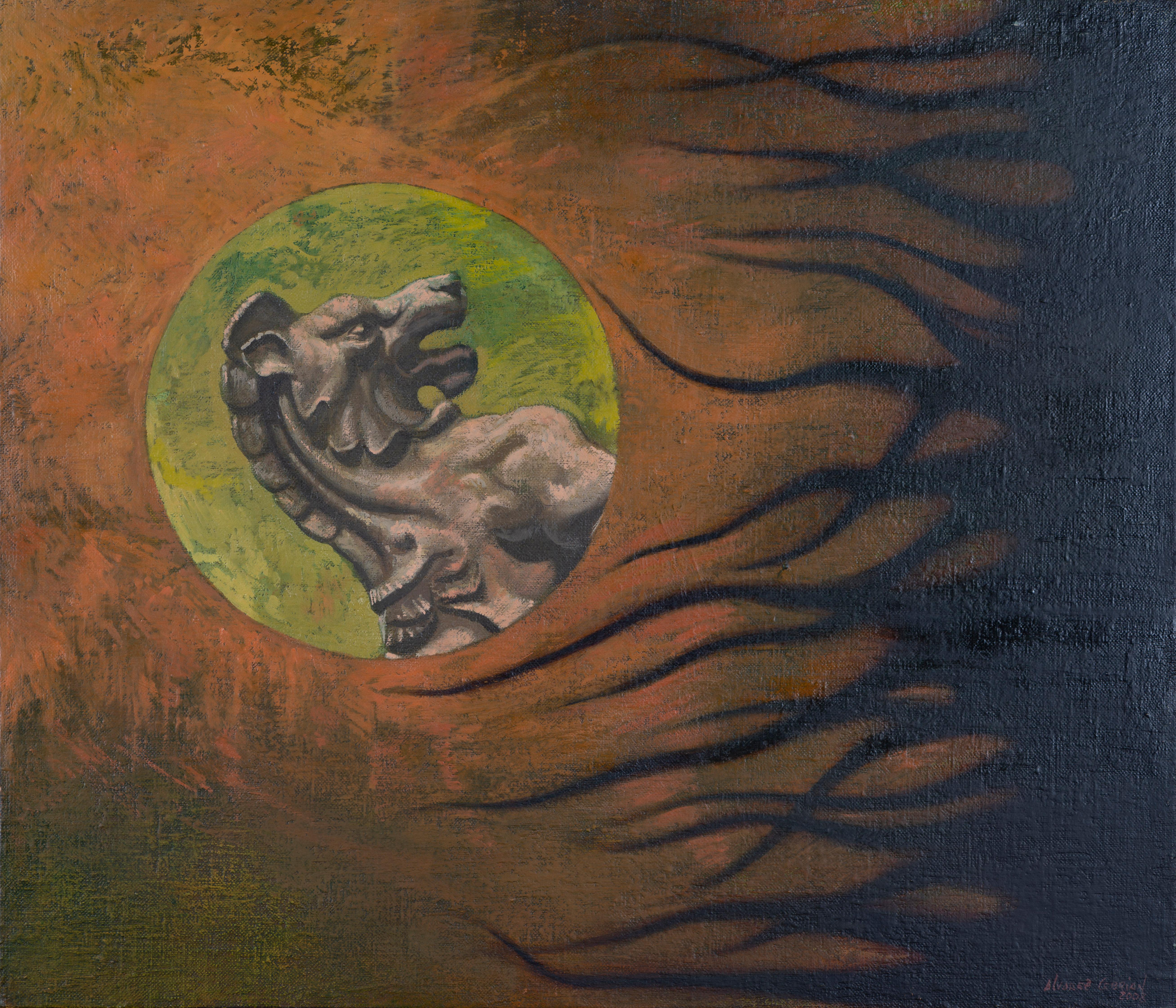 Juan Álvarez Cebrián Figurative Painting - Emblem 2