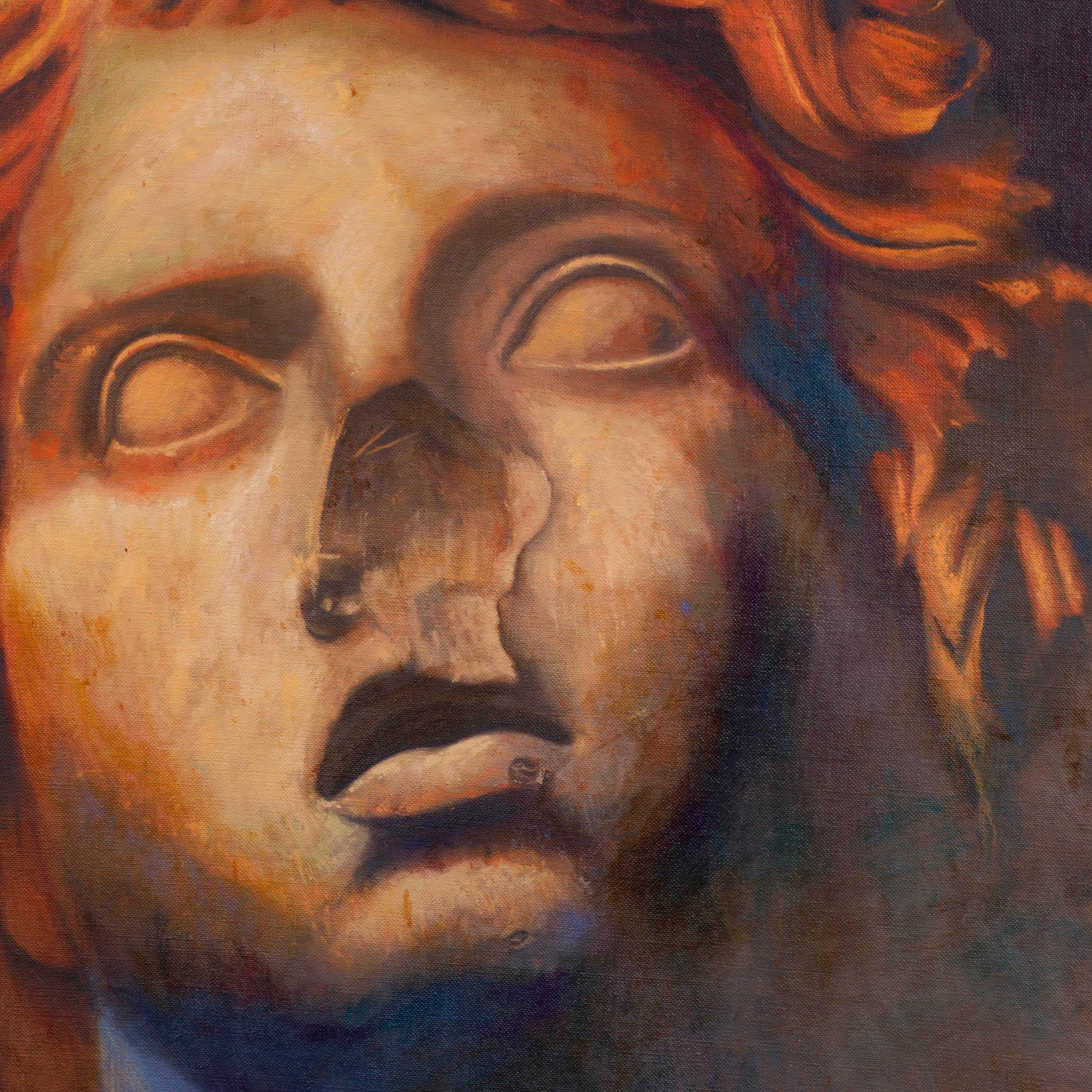 Gesicht nº6 – Painting von Juan Álvarez Cebrián