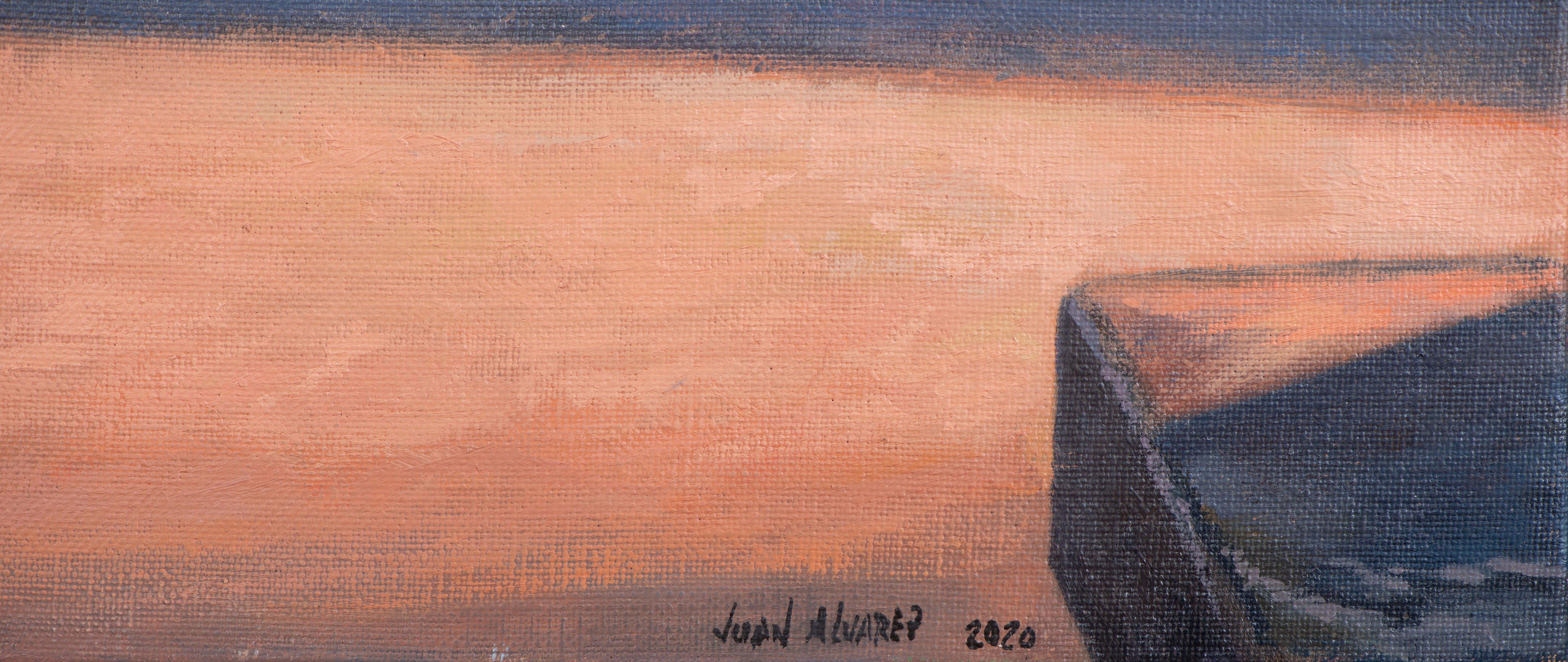 FARO FOZ DO DOURO-II - Painting de Juan Álvarez Cebrián