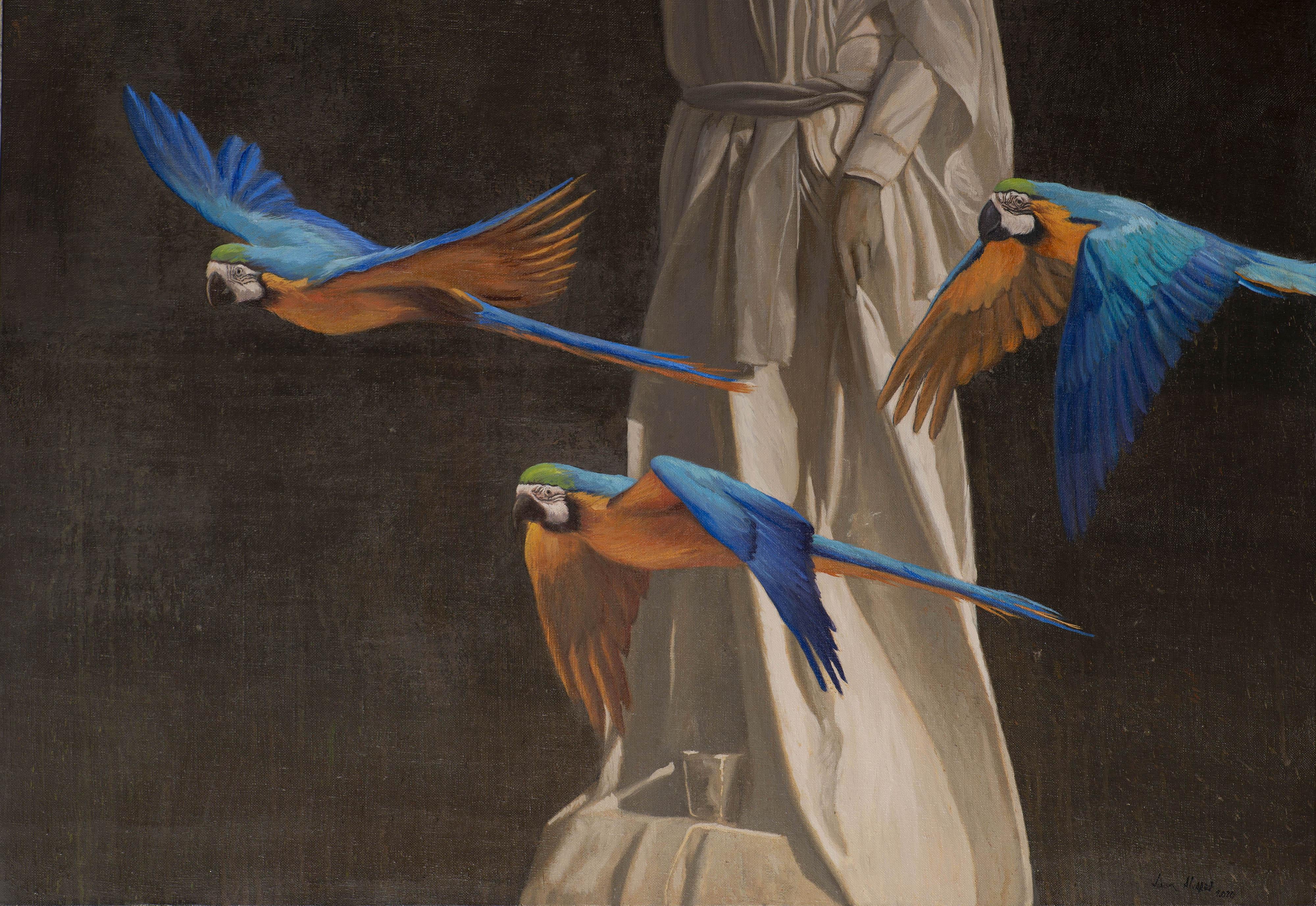 Flight raso - Painting by Juan Álvarez Cebrián