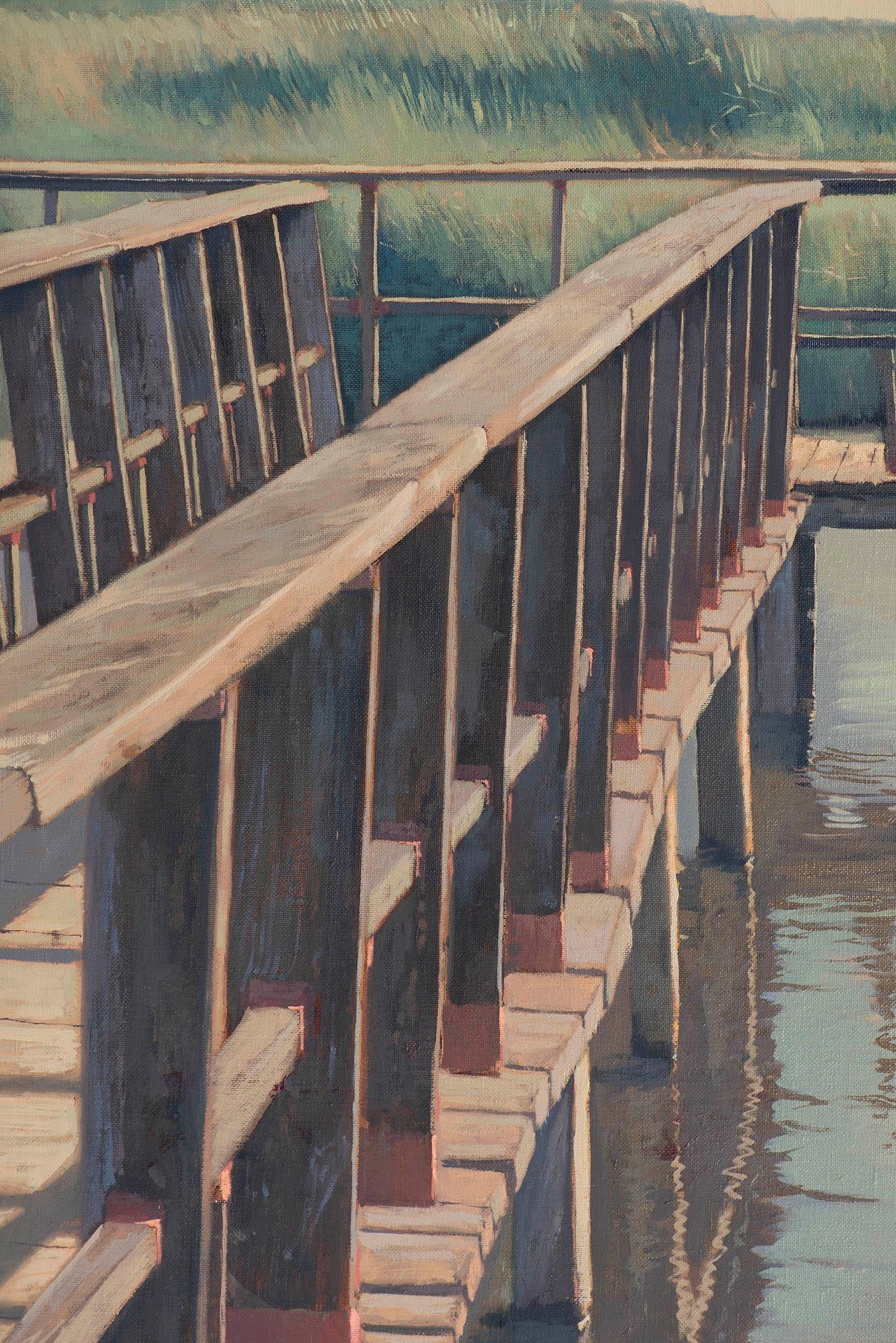 Flyover Nr. 4 (Realismus), Painting, von Juan Álvarez Cebrián