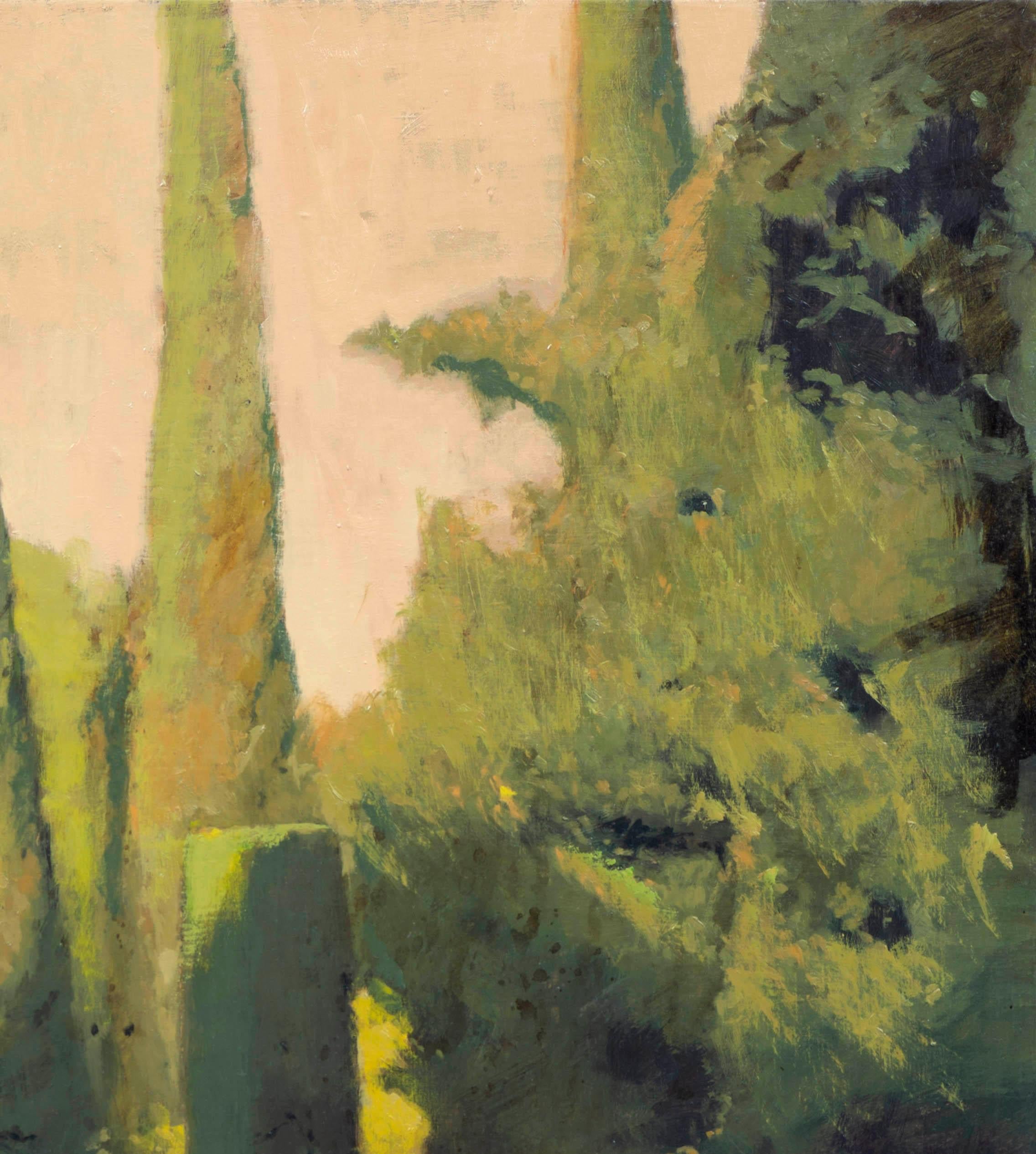 Garten Das Caprice (Realismus), Painting, von Juan Álvarez Cebrián
