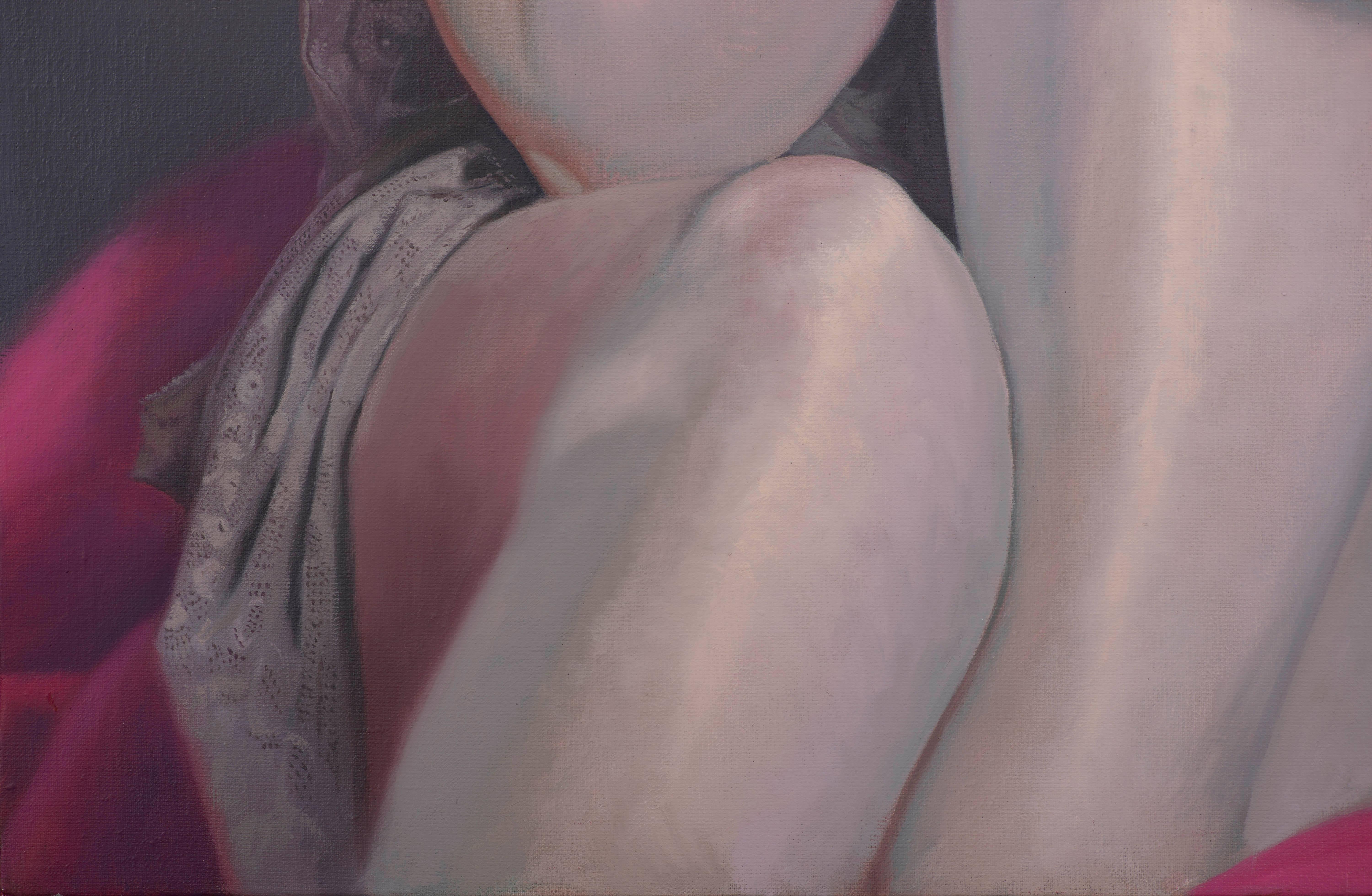 Intim I (Braun), Nude Painting, von Juan Álvarez Cebrián