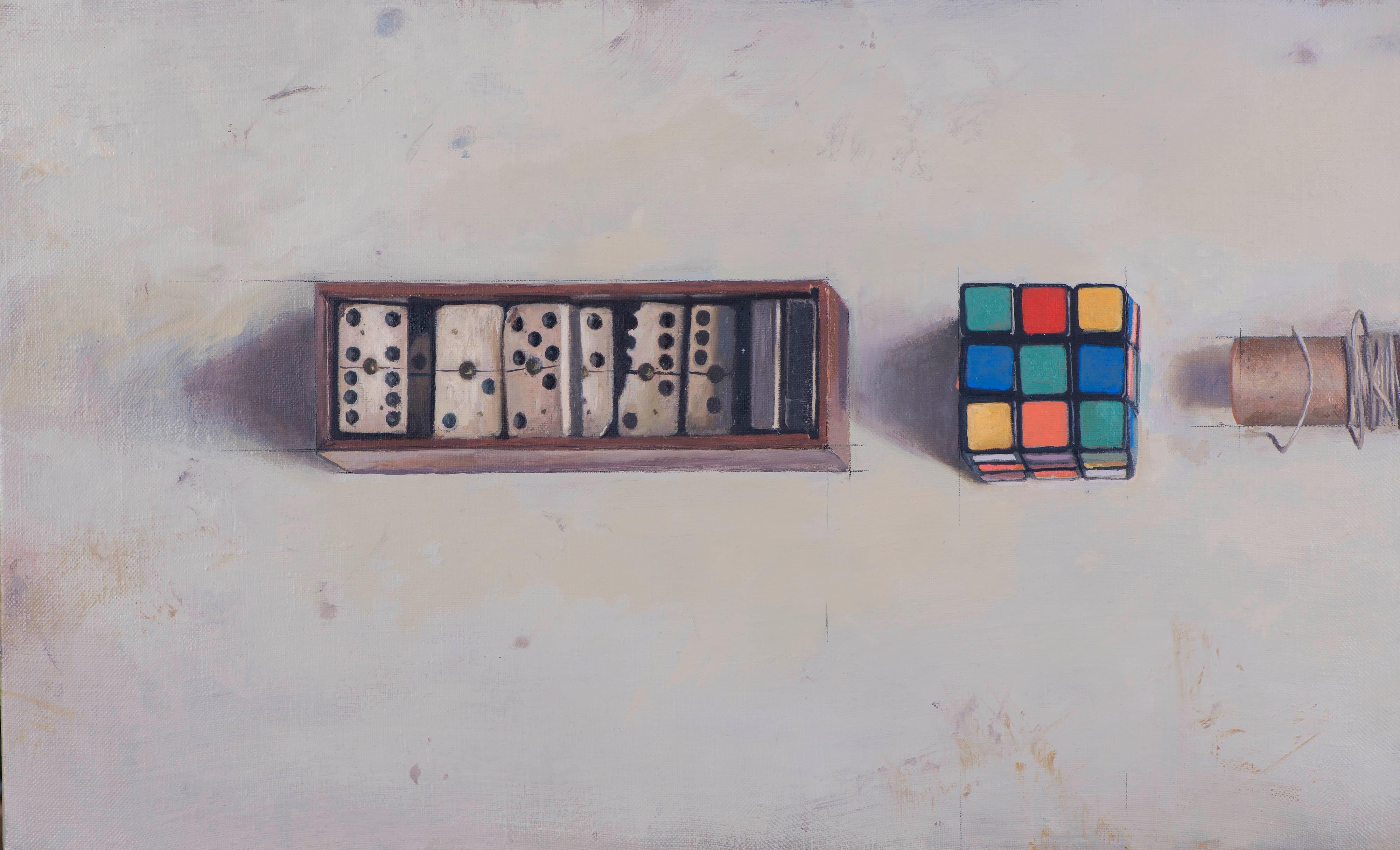 Linear Composition - Painting by Juan Álvarez Cebrián