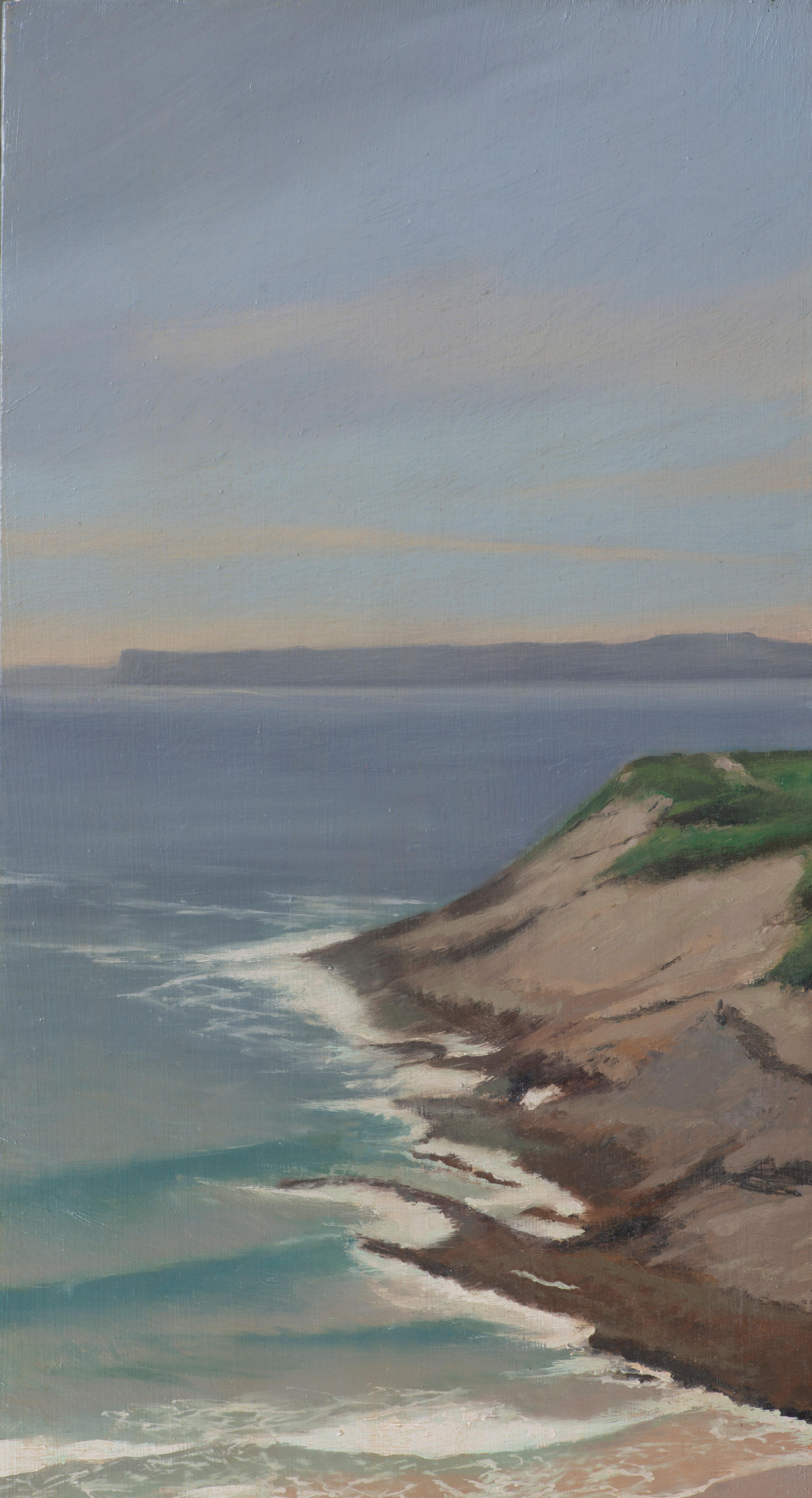 Spiaggia di Mataleñas - Painting Realismo di Juan Álvarez Cebrián