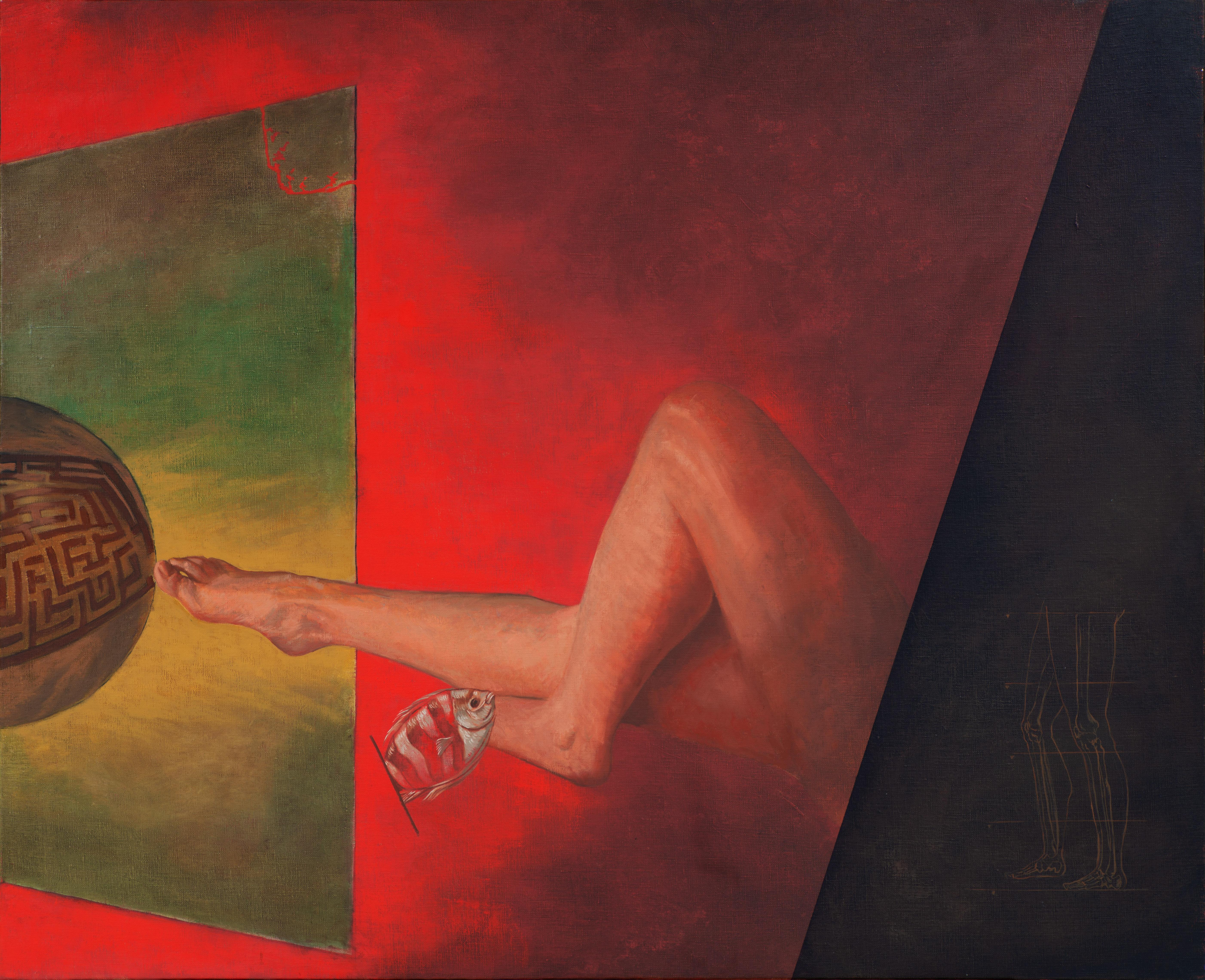 Nuestros Misterios (Díptico) - Painting de Juan Álvarez Cebrián