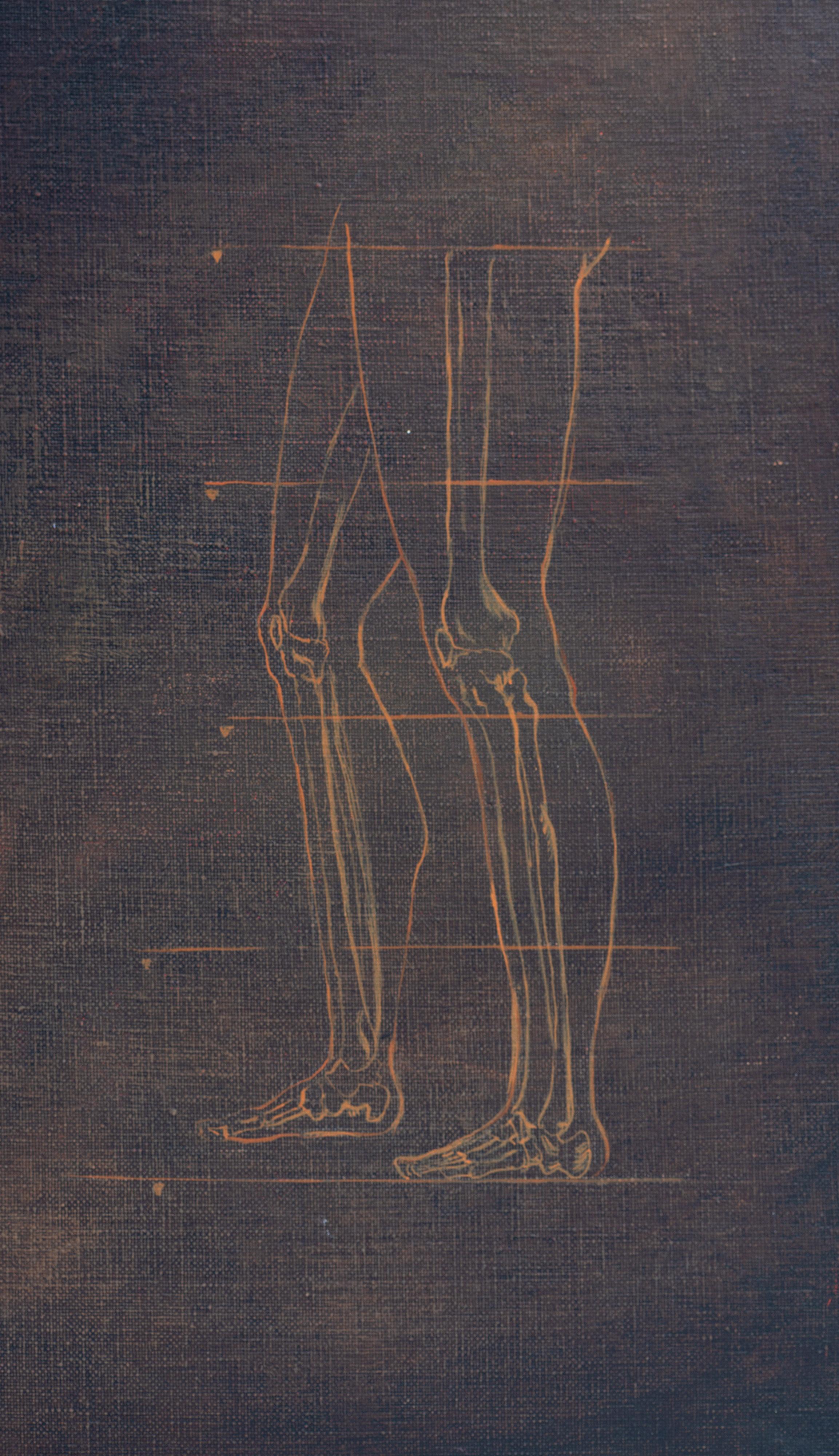 Nuestros Misterios (Díptico) - Painting Surrealista de Juan Álvarez Cebrián