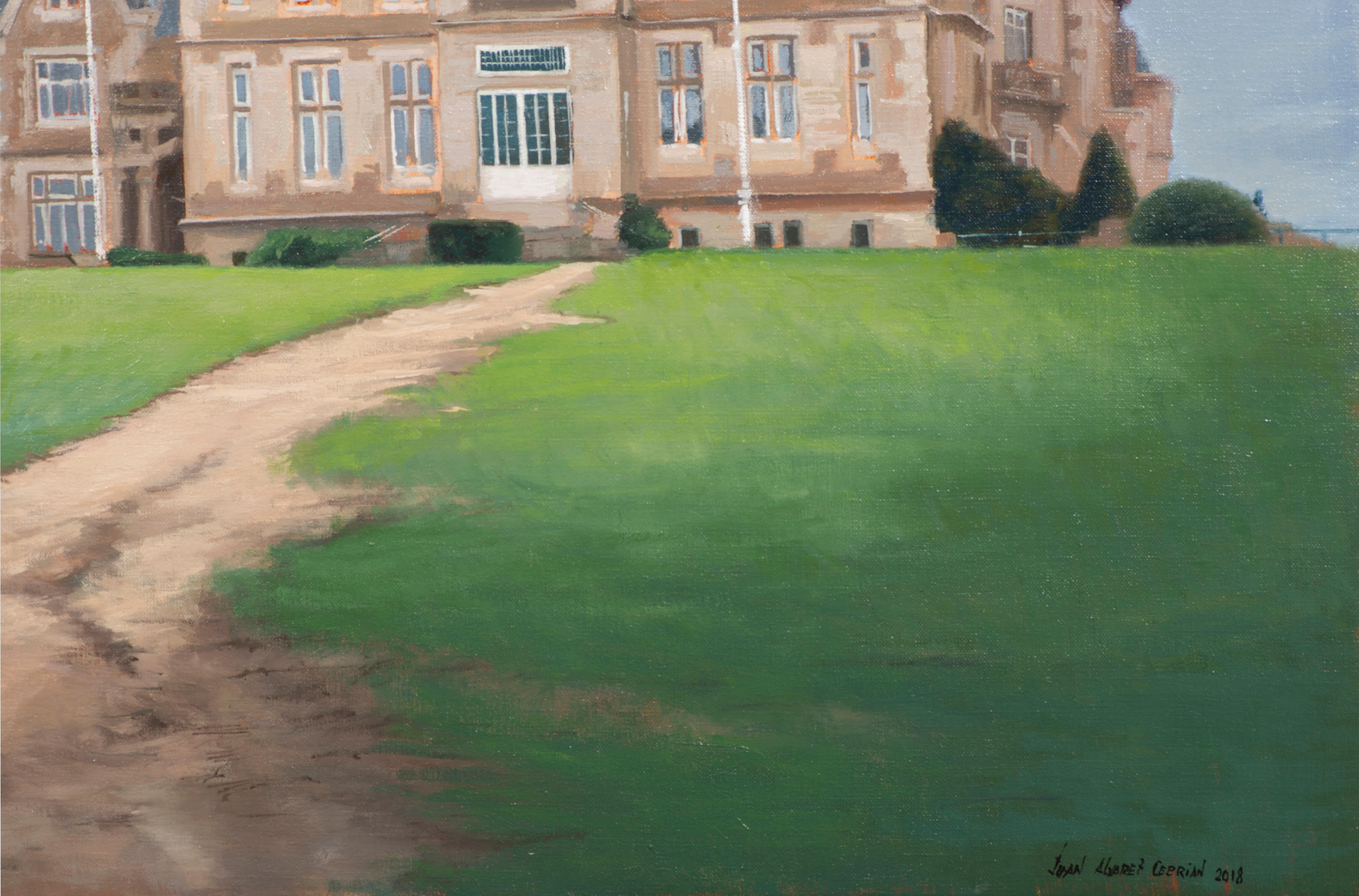 Palacio La Magdalena (Realismus), Painting, von Juan Álvarez Cebrián