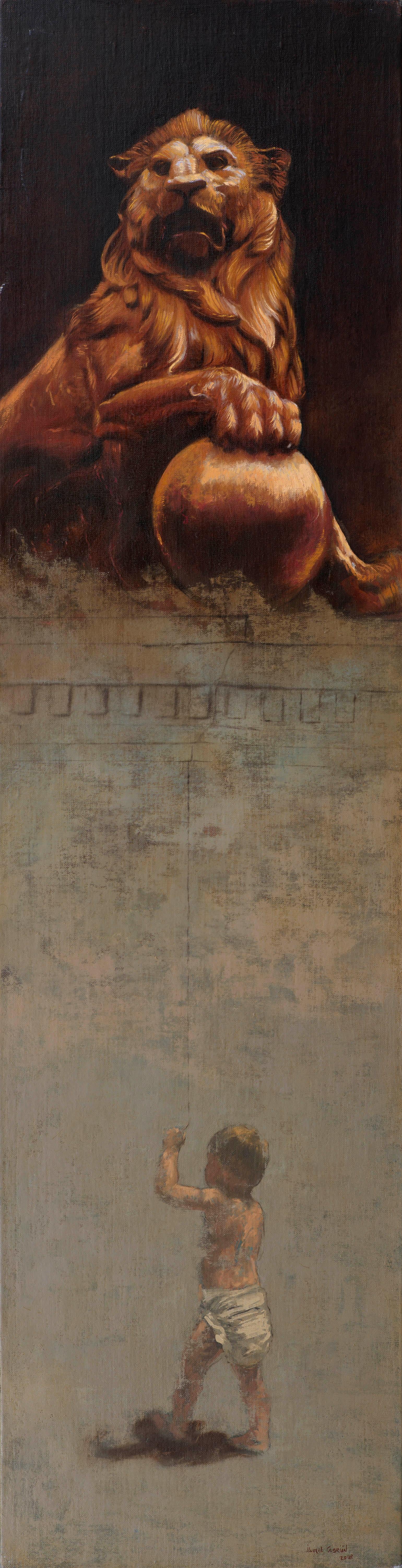 Protecteur (diptyque) - Painting de Juan Álvarez Cebrián