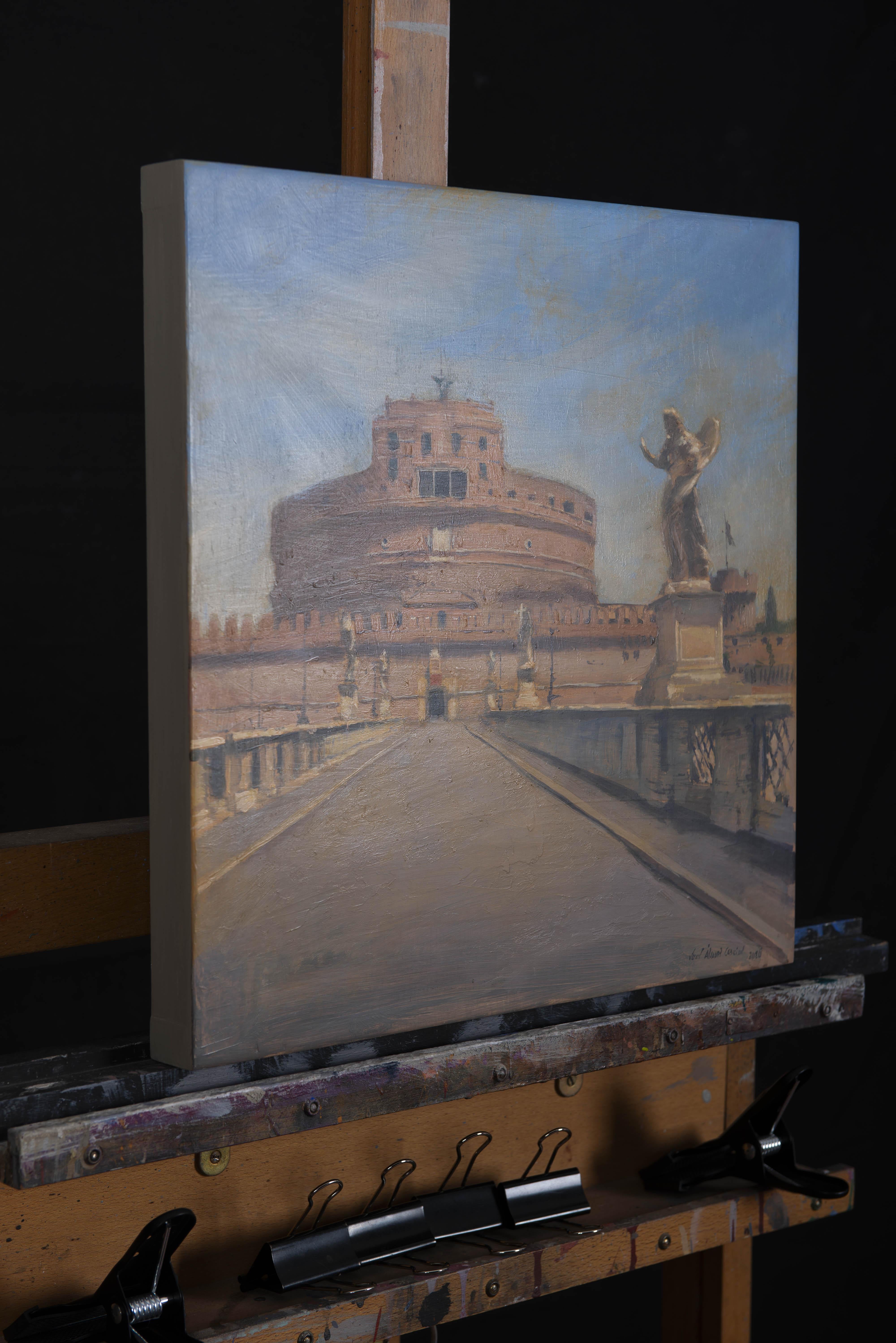 San Angelo Schloss I – Painting von Juan Álvarez Cebrián