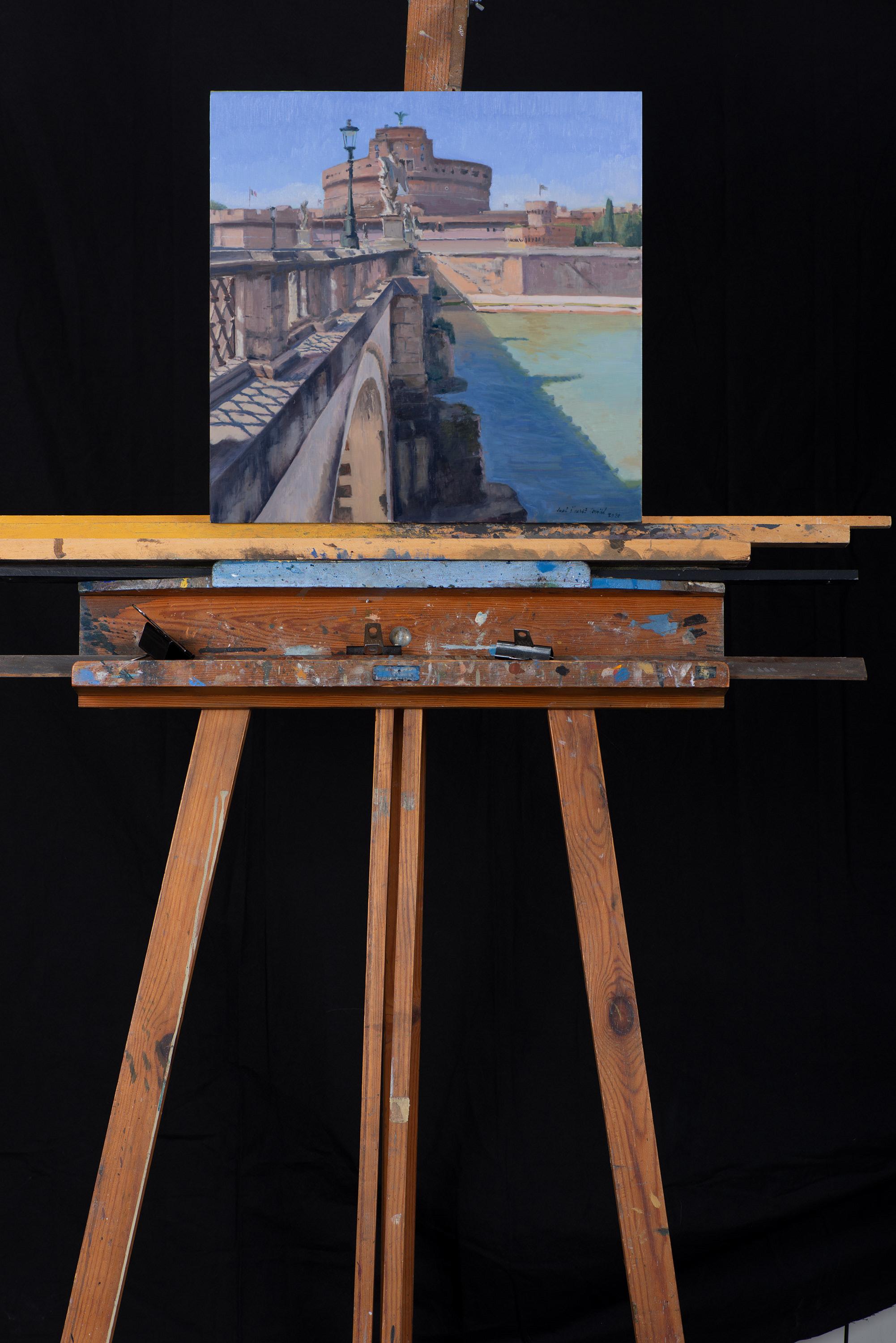 Castle II de San Angelo - Painting de Juan Álvarez Cebrián