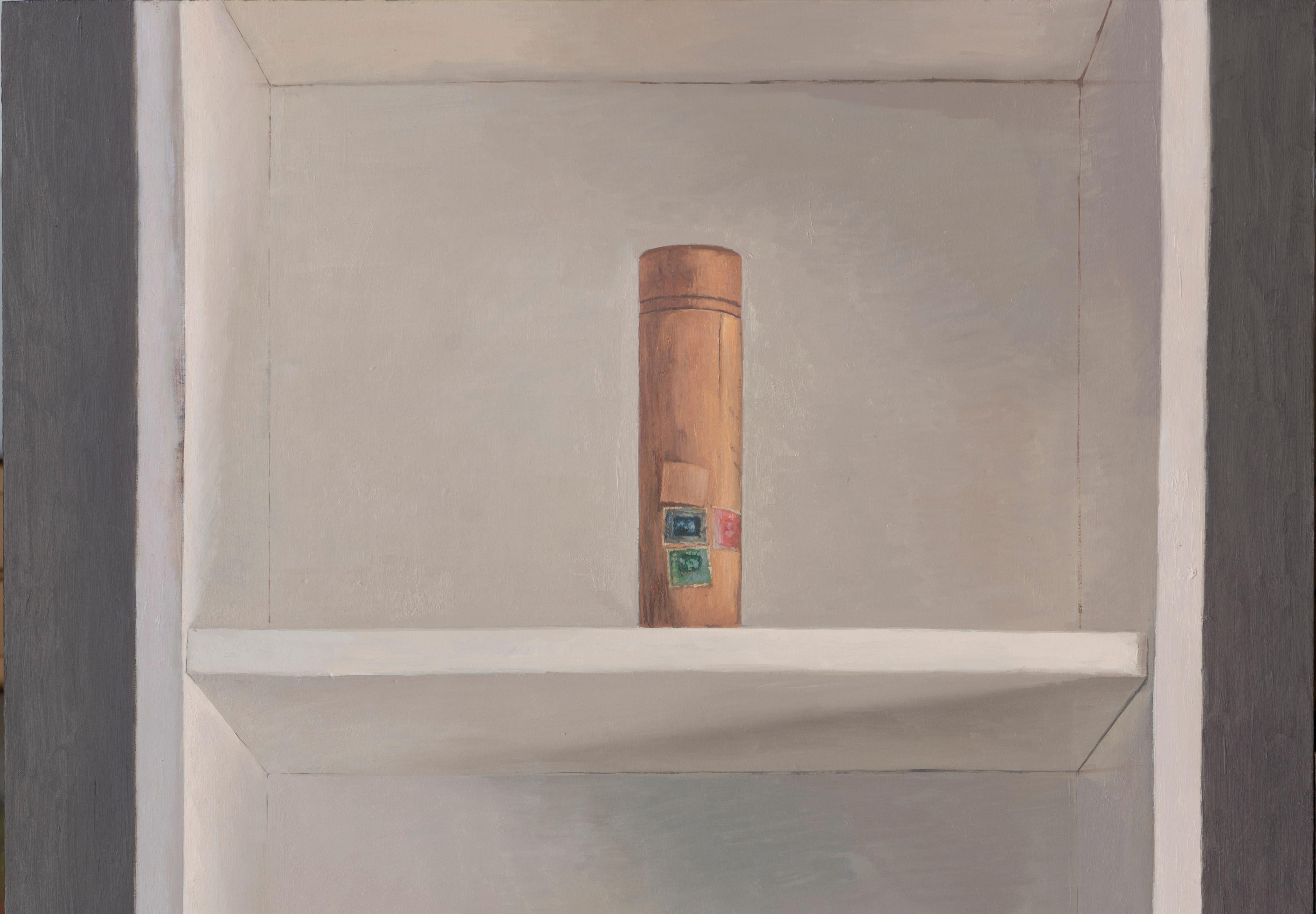 Regal II (Braun), Still-Life Painting, von Juan Álvarez Cebrián