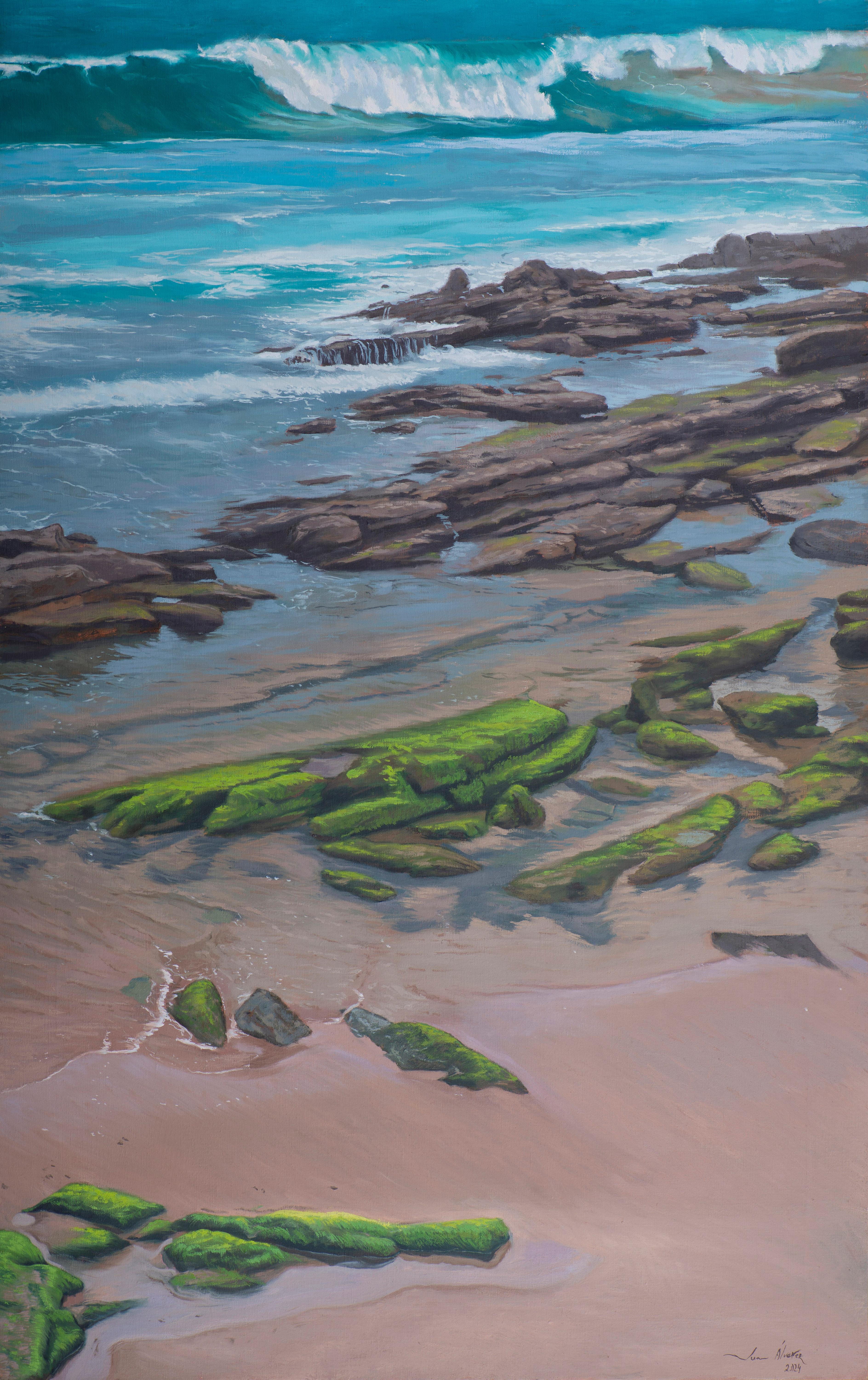 Landscape Painting de Juan Álvarez Cebrián - Orilla 2