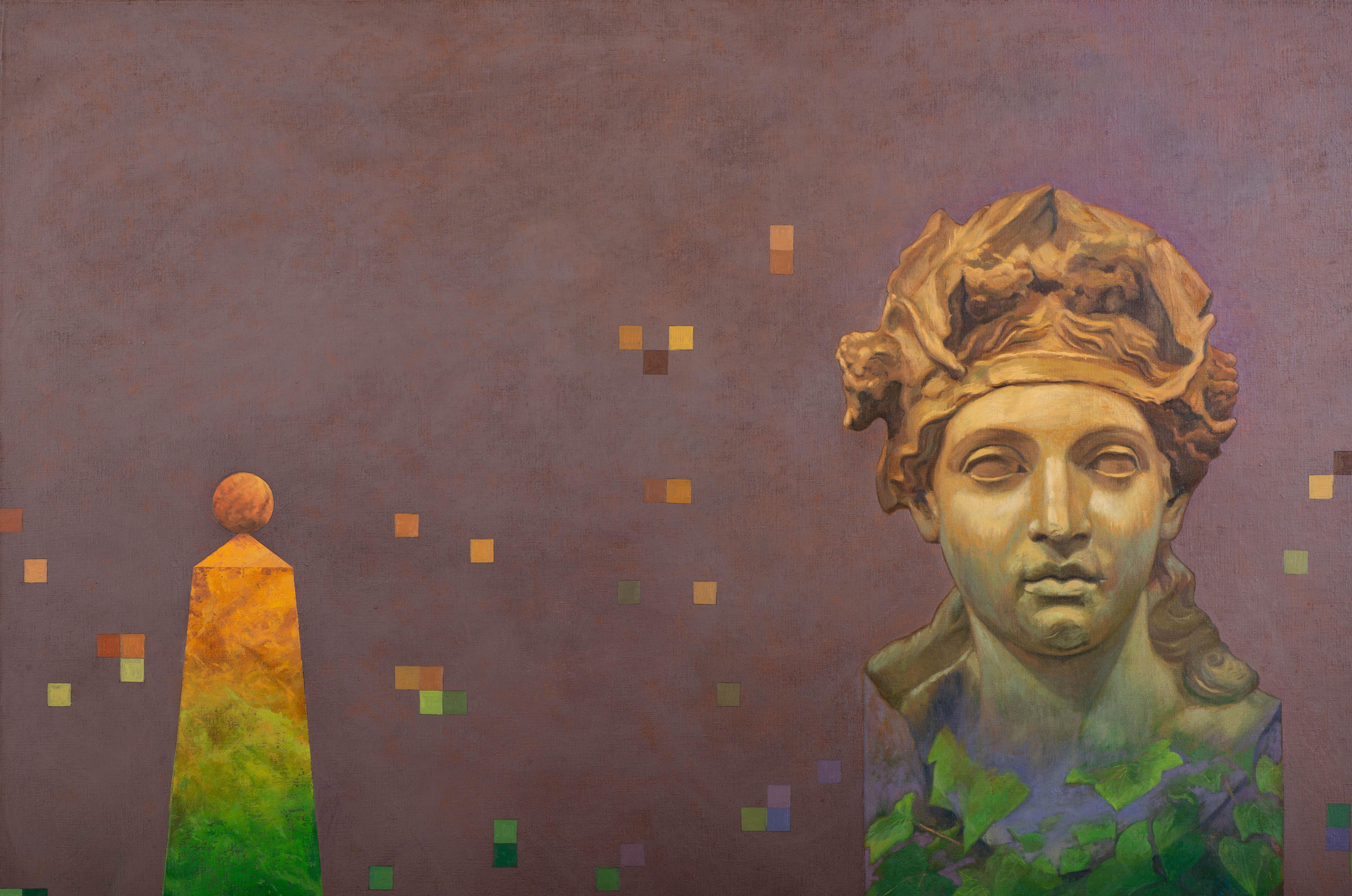 The ivy - Surrealist Painting by Juan Álvarez Cebrián