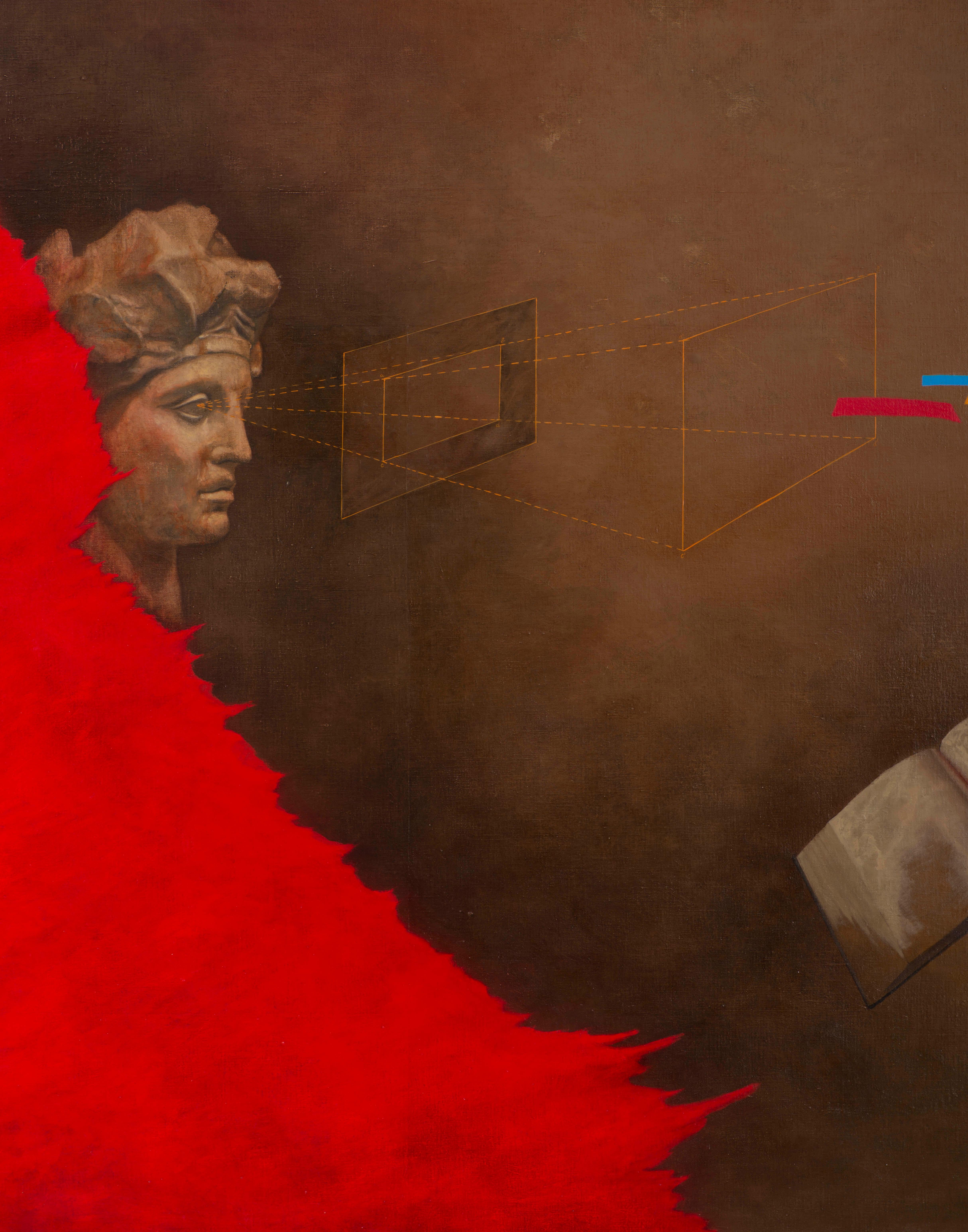 Theories II - Surrealist Painting by Juan Álvarez Cebrián