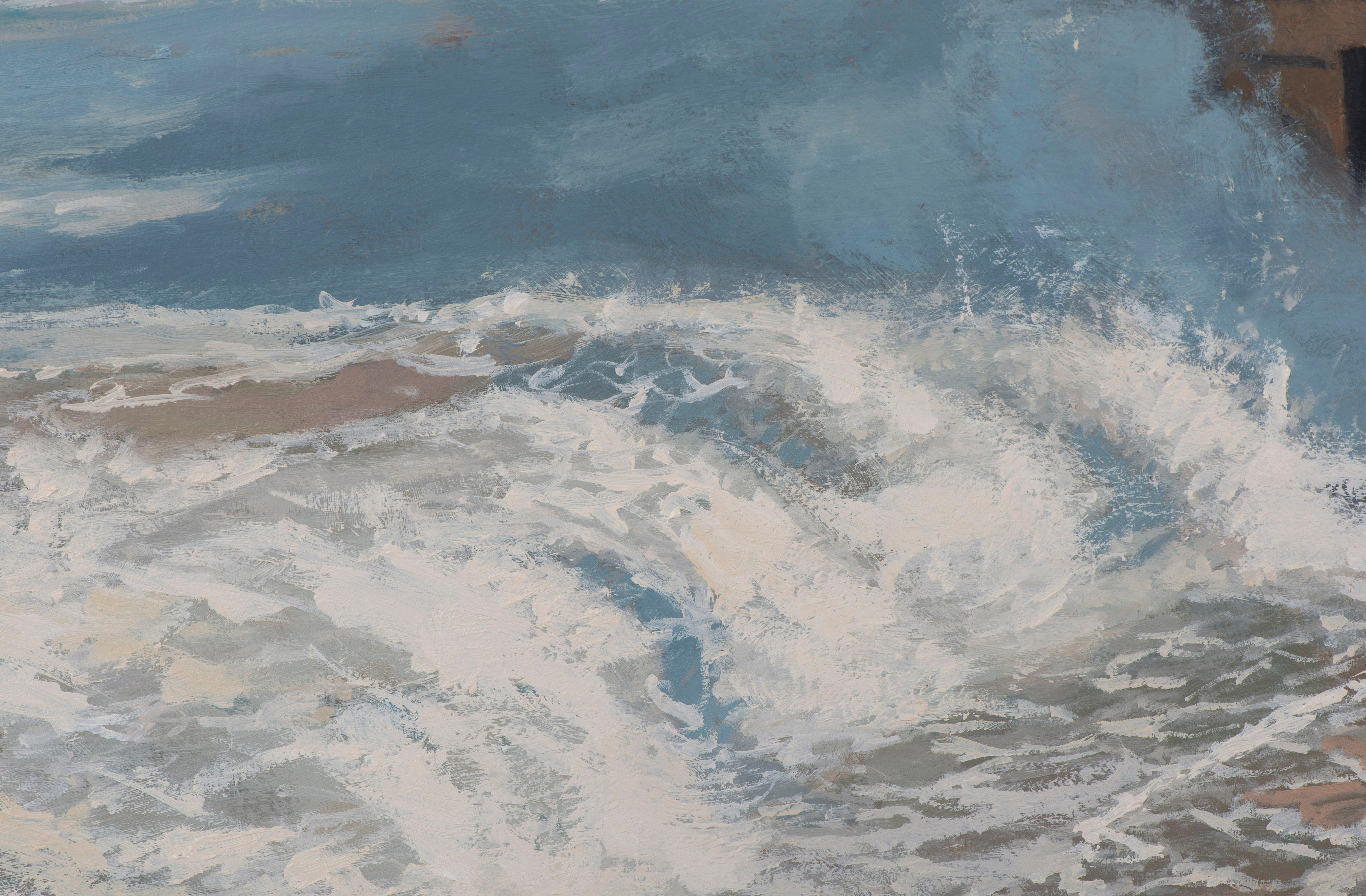 Wellenschlag (Realismus), Painting, von Juan Álvarez Cebrián