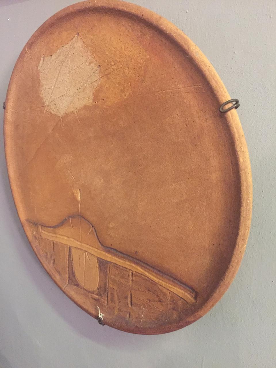 Juan Manuel De la Rosa Ceramic Plate In Good Condition In Mexico City, MX