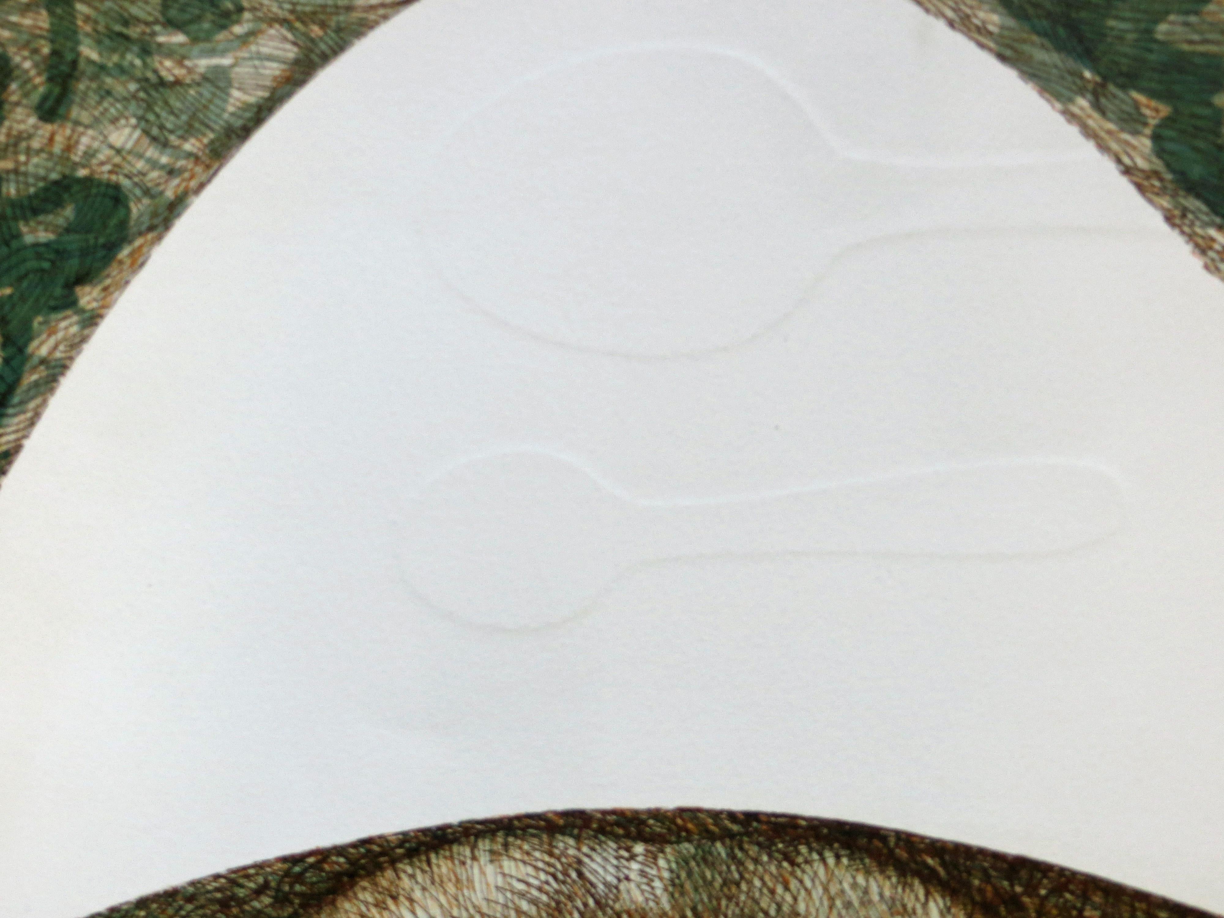Untitled - Surrealist Print by Juan Manuel de La Rosa