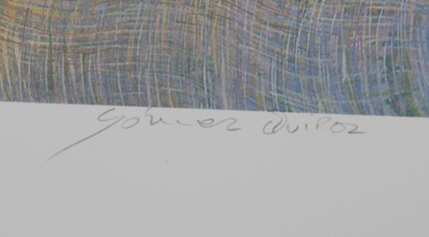 Bodegón 29 II, Litografía abstracta firmada por Juan Manuel Gomez-Quiroz en venta 1