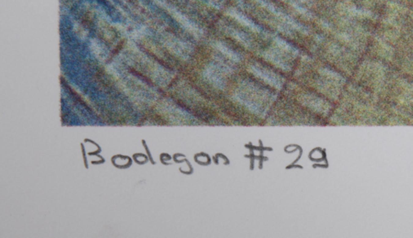 Bodegon 29, Signed Abstract Lithograph by Juan Manuel Gomez-Quiroz For Sale 3