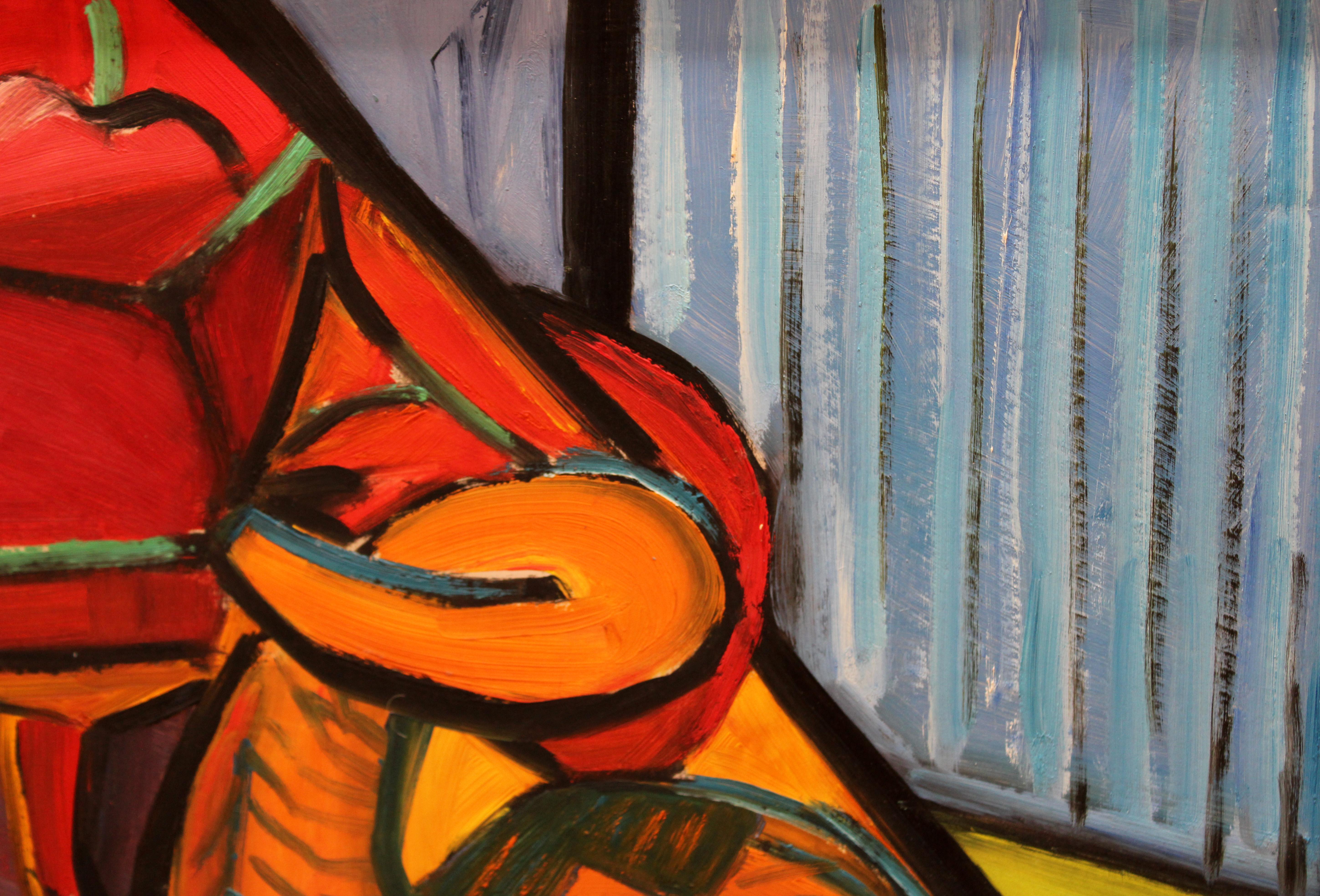 Bodegón cubista - 1976 - Painting Cubismo di Juan Mendoza Marruedo