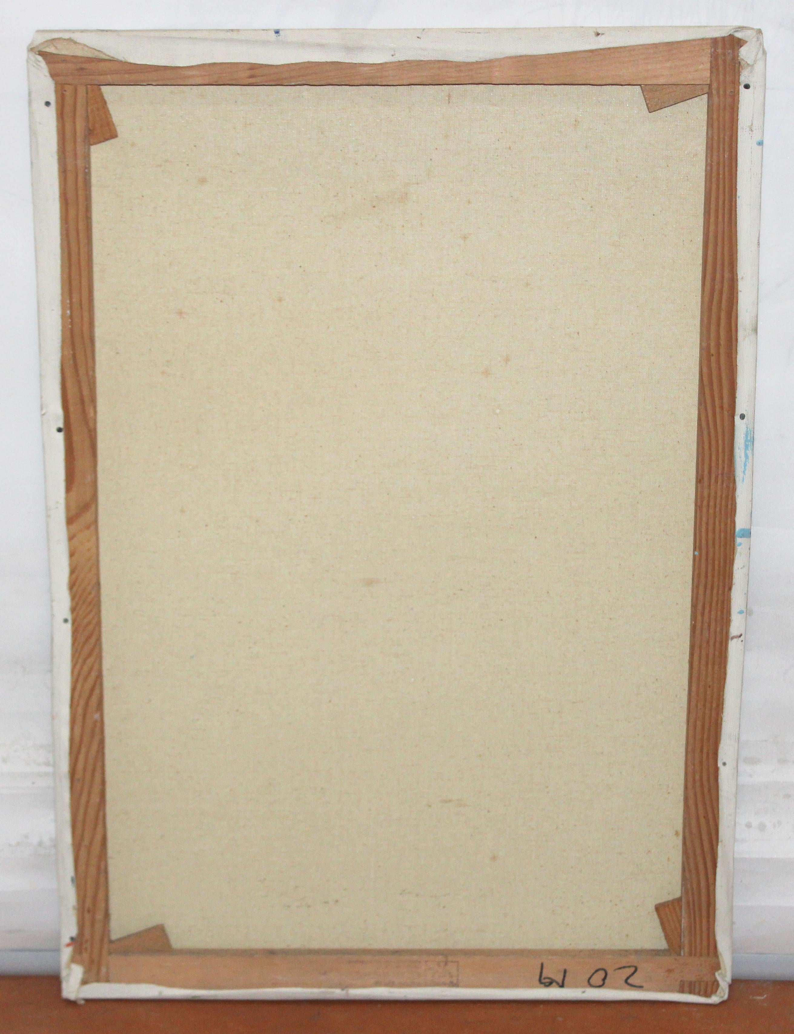Óleo sobre tela - Paisaje fauvista - 1971 en venta 2