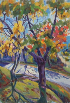 Óleo sobre tela - Paisaje fauvista - 1971