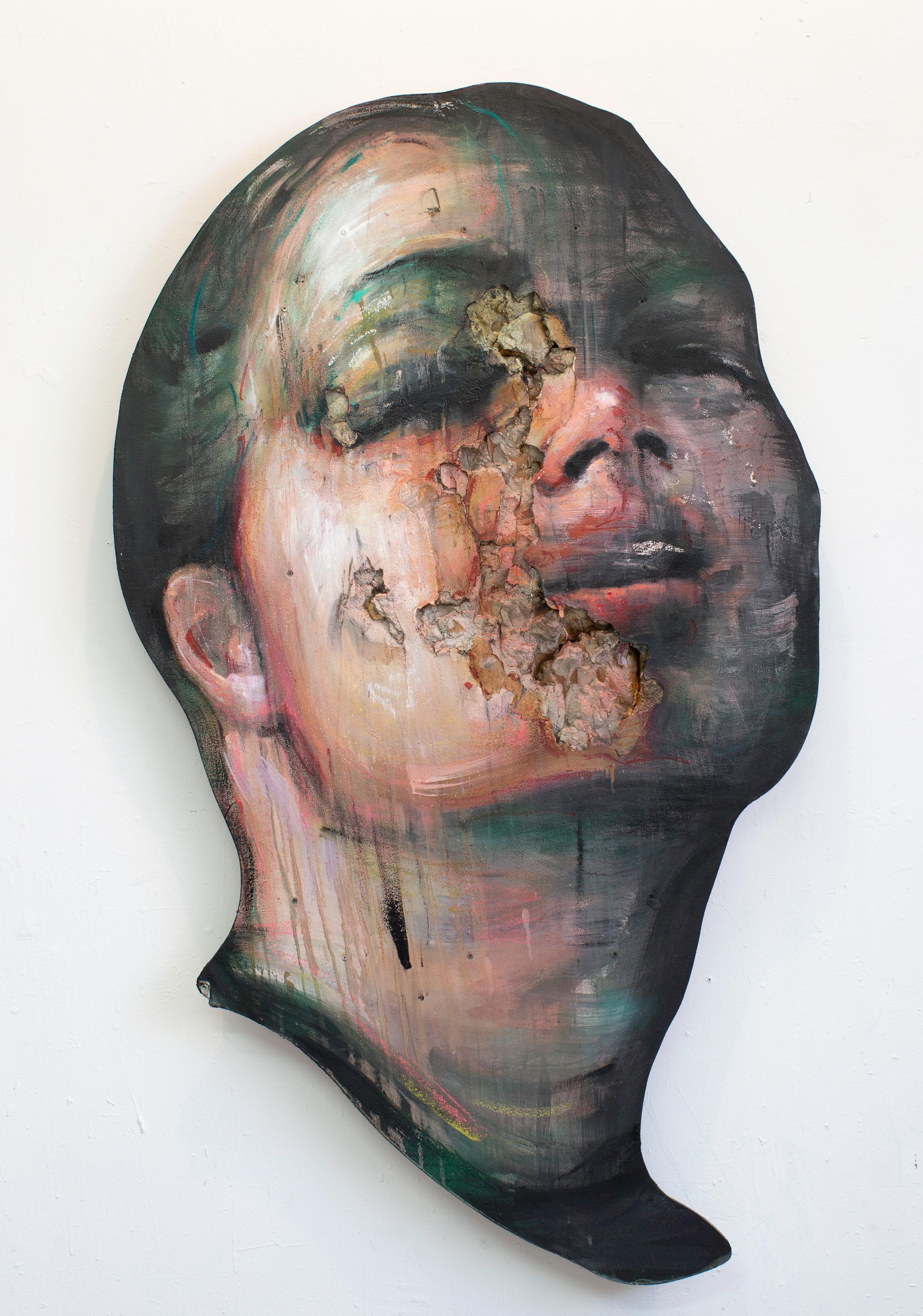 Juan Miguel Palacios Portrait Painting – 3D-Porträt einer Frau: „Die Wanderung I“