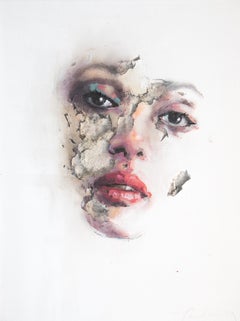 3D Portrait Painting of Woman: 'Wounds CCLIII'