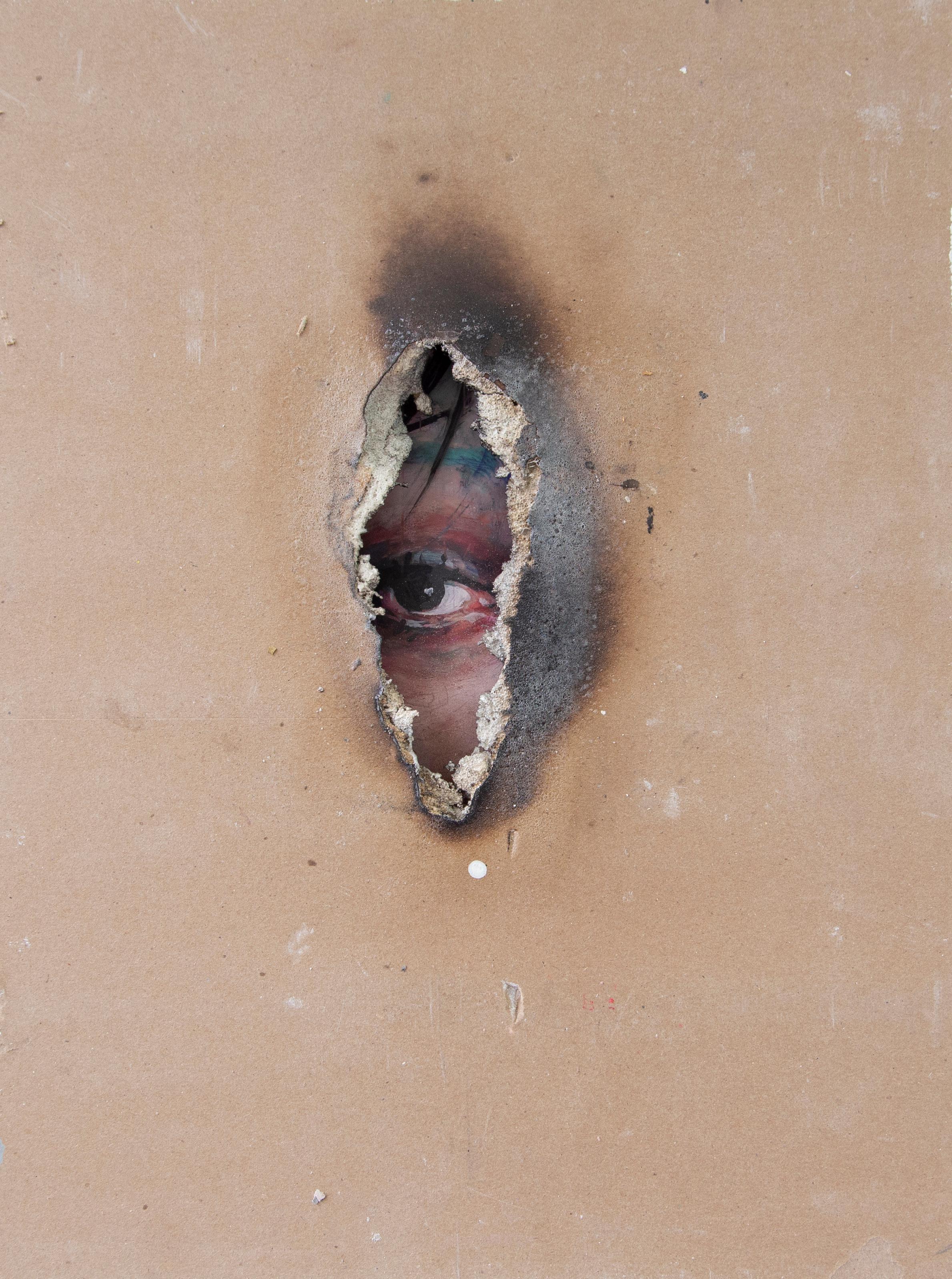 Portrait Painting di Juan Miguel Palacios - Ritratto di donna in 3D: 'Lasciami libero XXXIII'