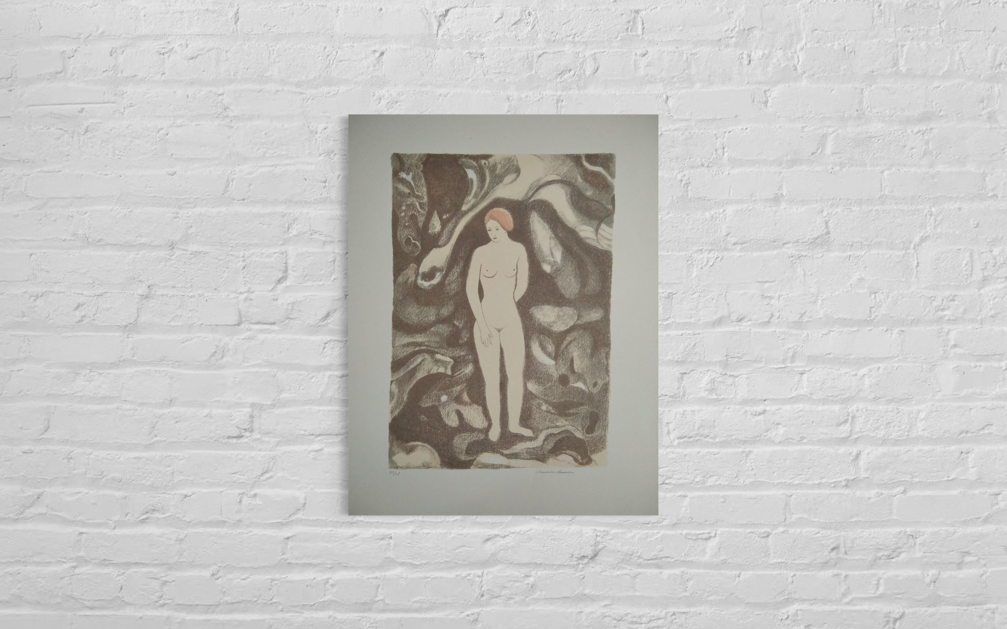 The painting is being offered with a work and authenticity certificate
